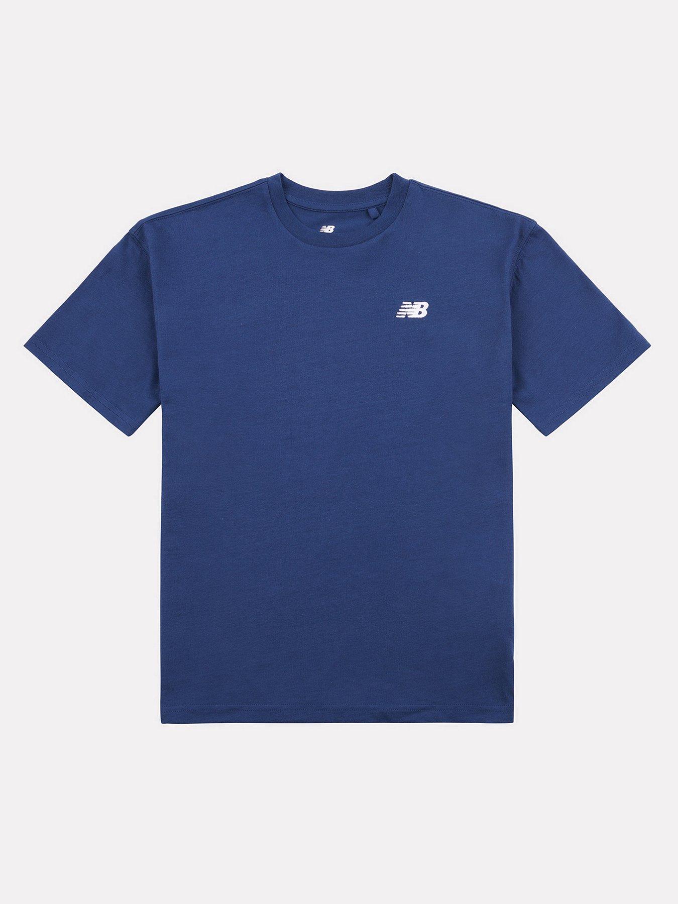 undefined Junior Boys Jersey Small Logo Tee - Navy