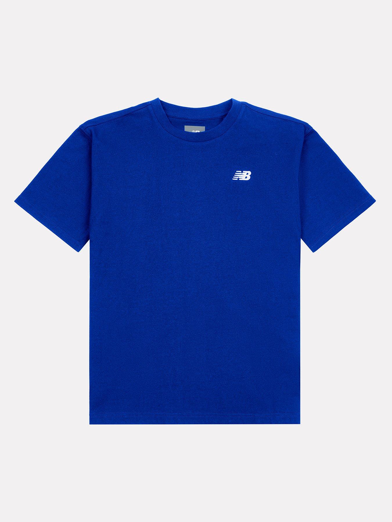 undefined Junior Boys Jersey Small Logo Tee - Blue