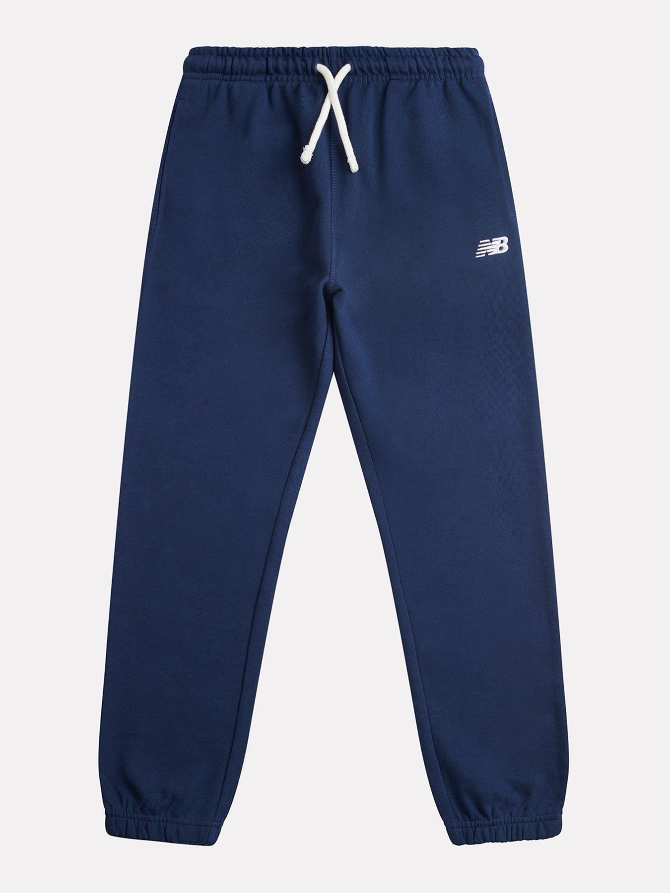 undefined Junior Boys French Terry Small Logo Jogger - Navy