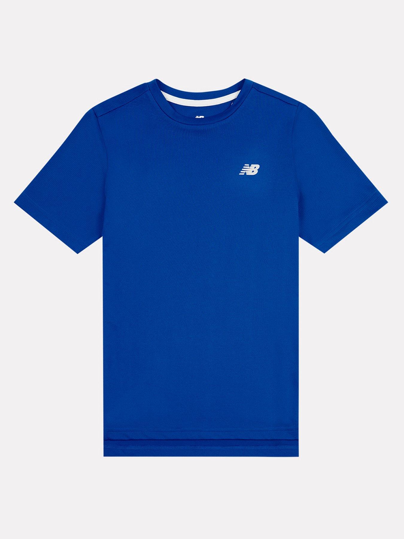 undefined Junior Boys Athletic Tee - Blue