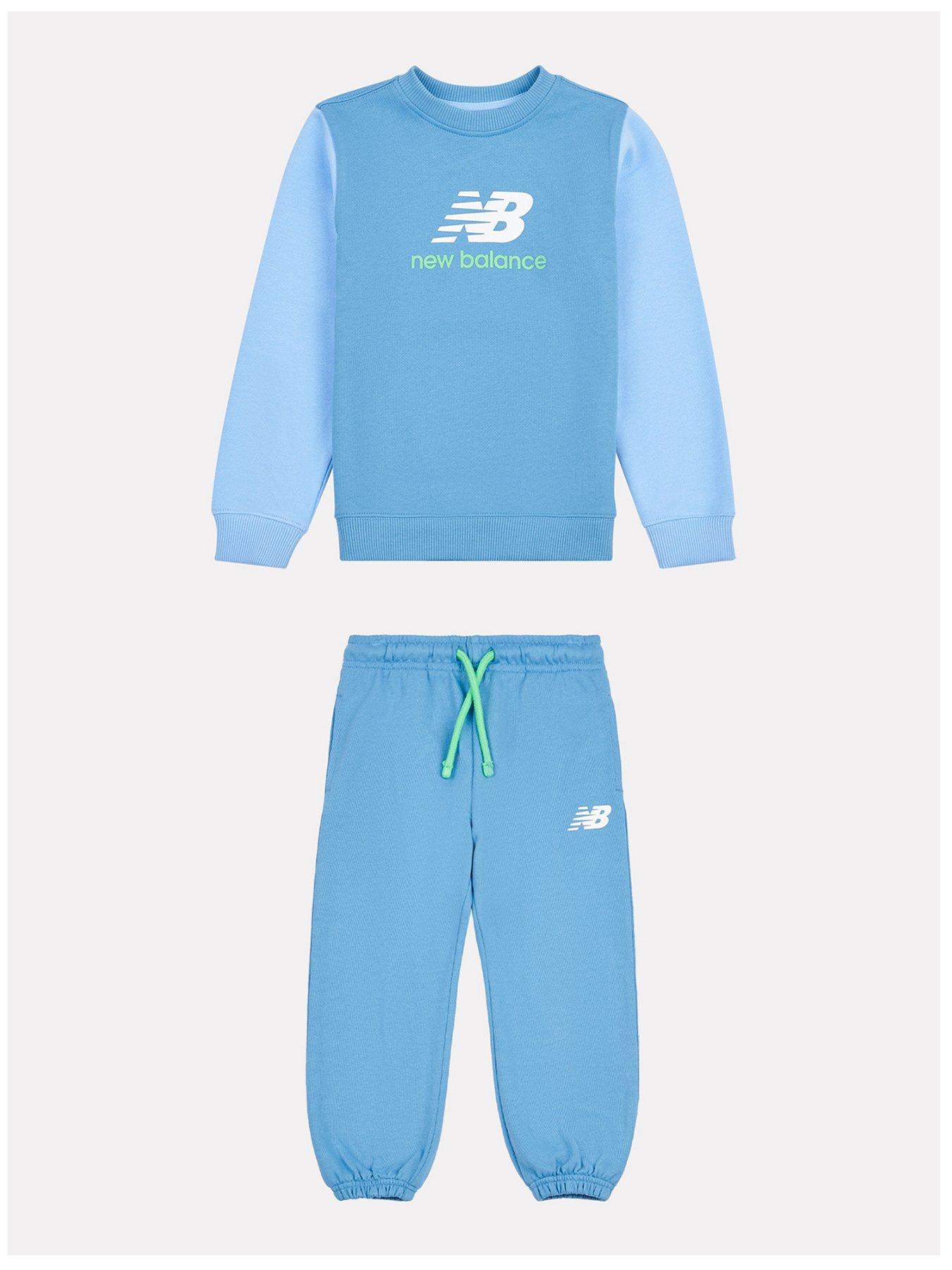 undefined Kids Crew and Jogger Set - Light Blue
