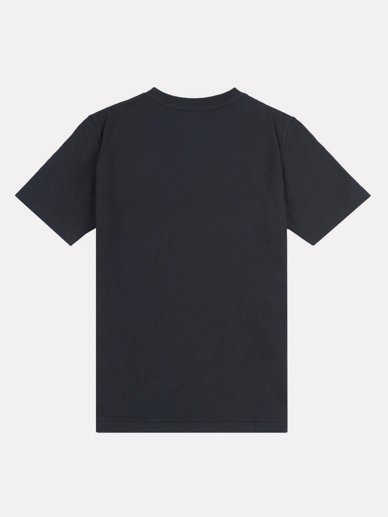 Image 2 of 3 of New Balance Junior Girls Jersey Small Logo Tee - Black