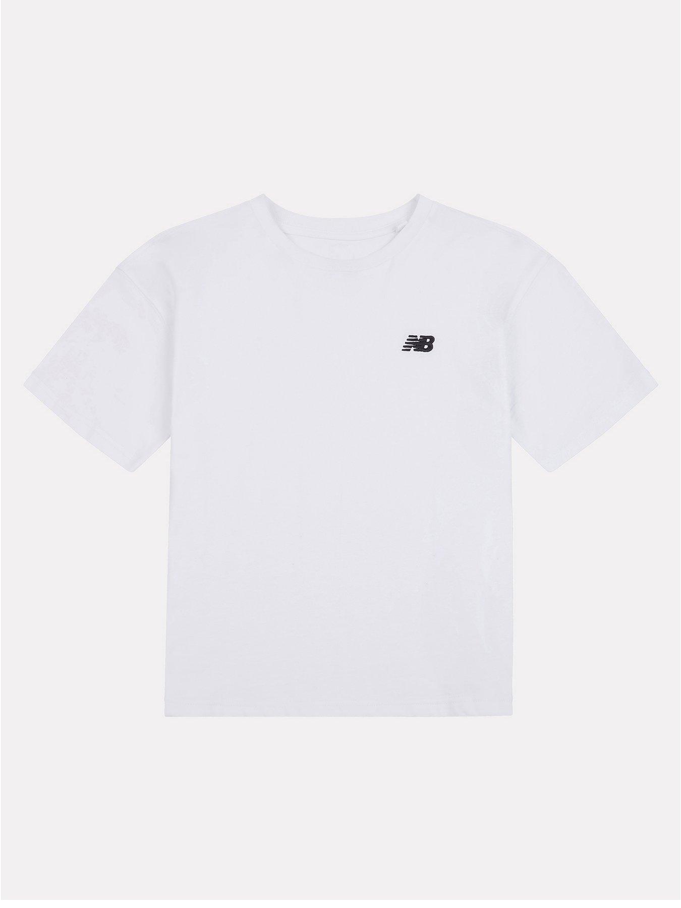 undefined Junior Girls Jersey Small Logo Tee - White