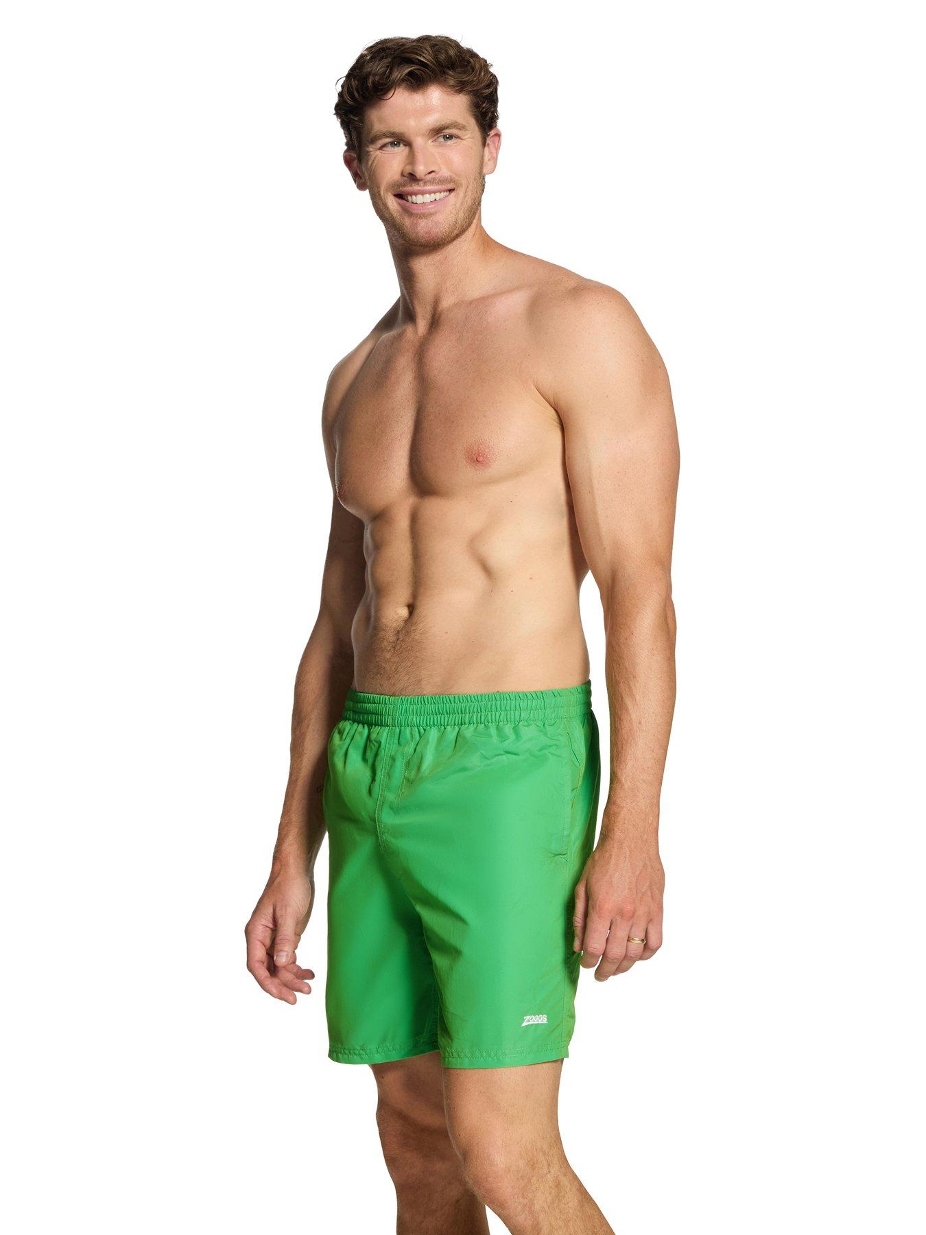 Image 3 of 4 of Zoggs Men's Essentials Penrith &nbsp;17 Inch Shorts - Green