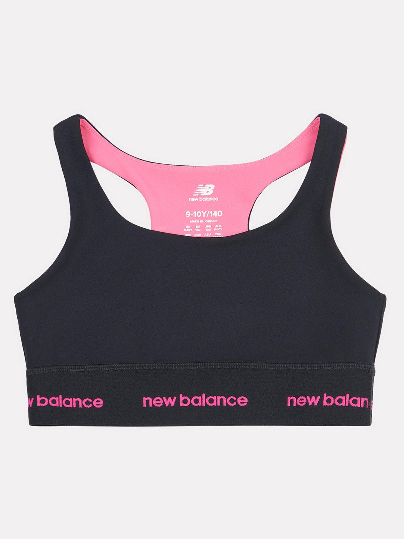 undefined Junior Girls Racerback Bra - Black