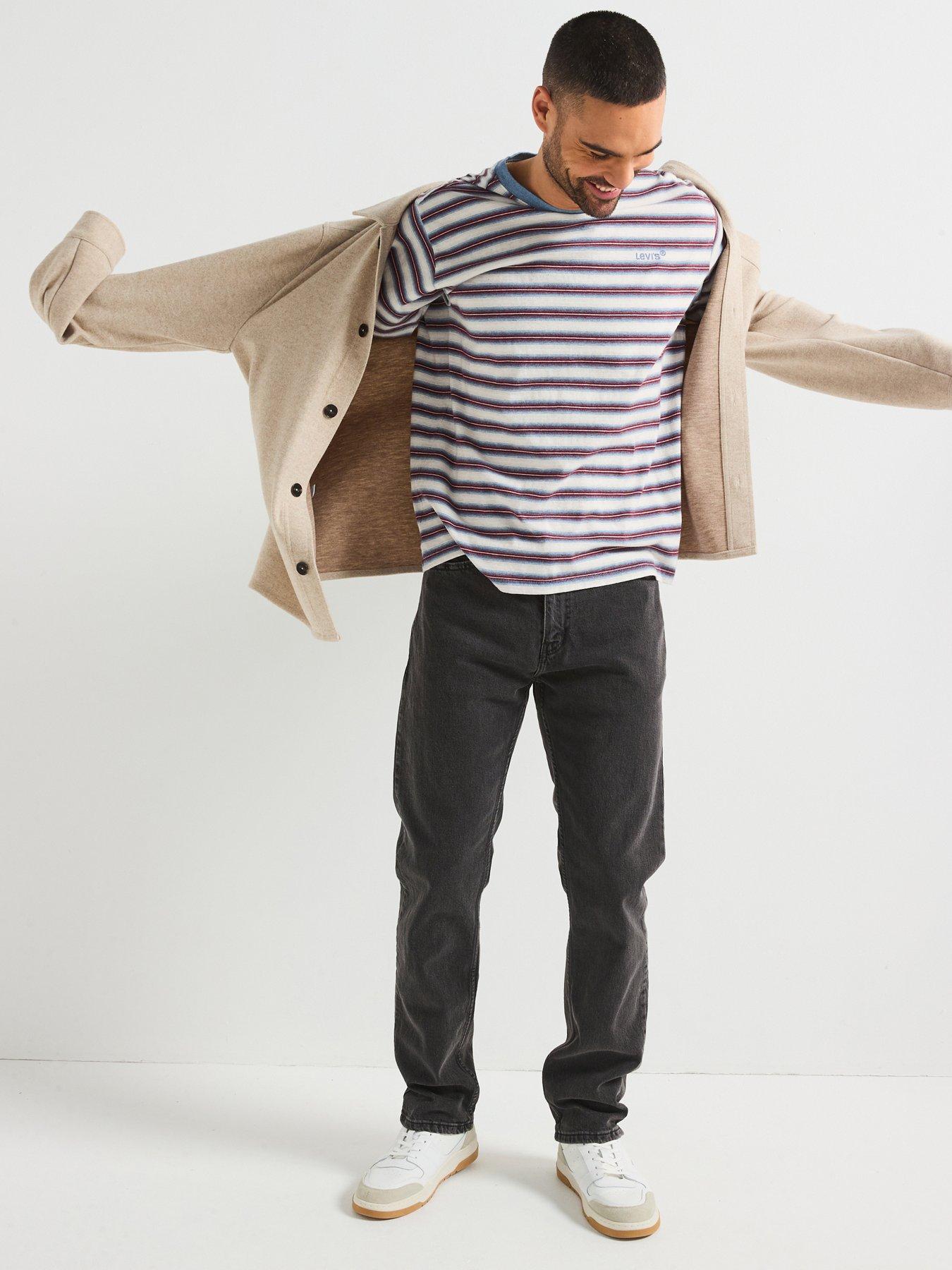 Levi's 505 Regular Fit Jeans - Fly On The Wall - Dark Grey