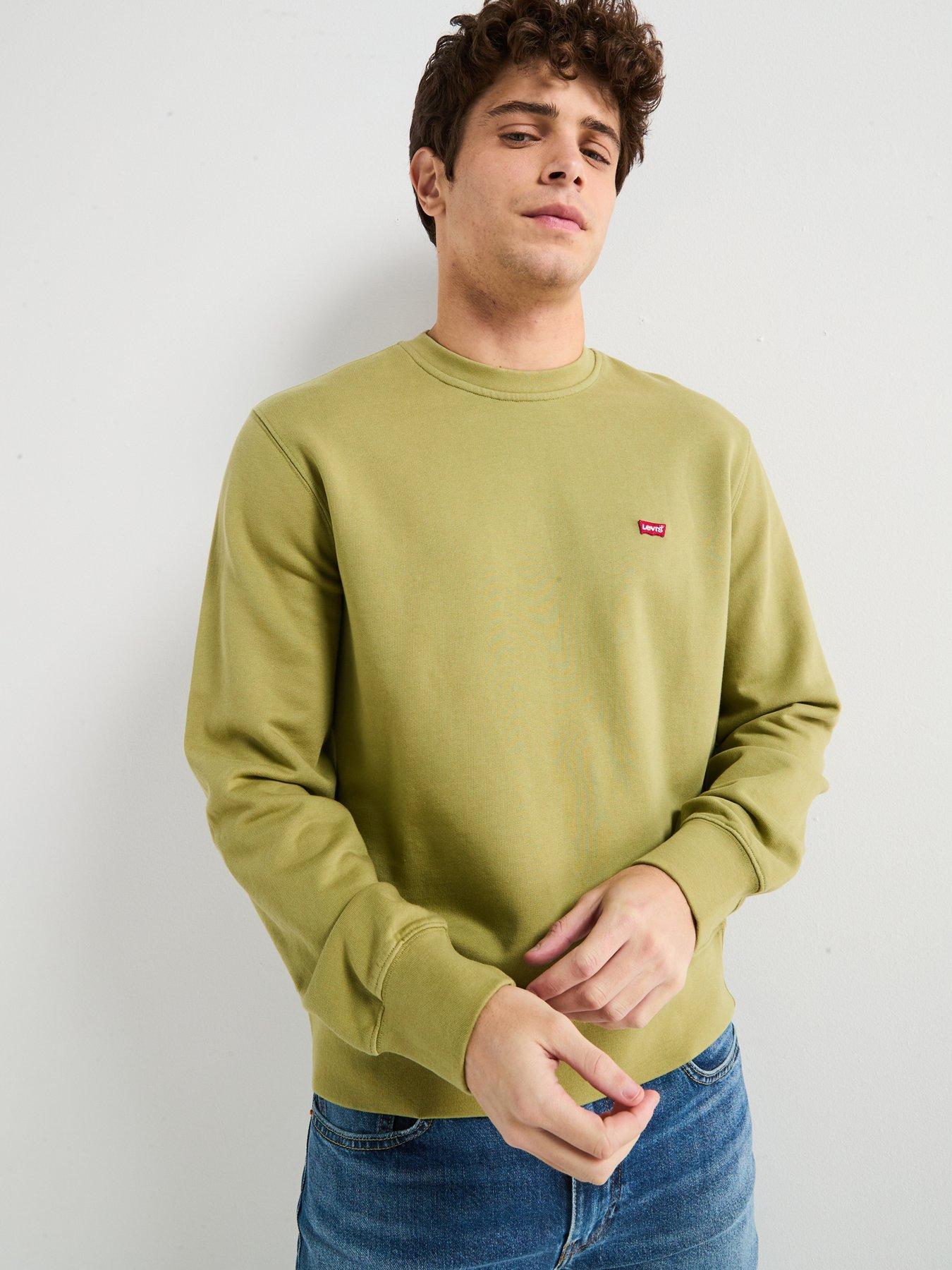 undefined Original Housemark Logo Crew Neck Sweat Top- Light Green