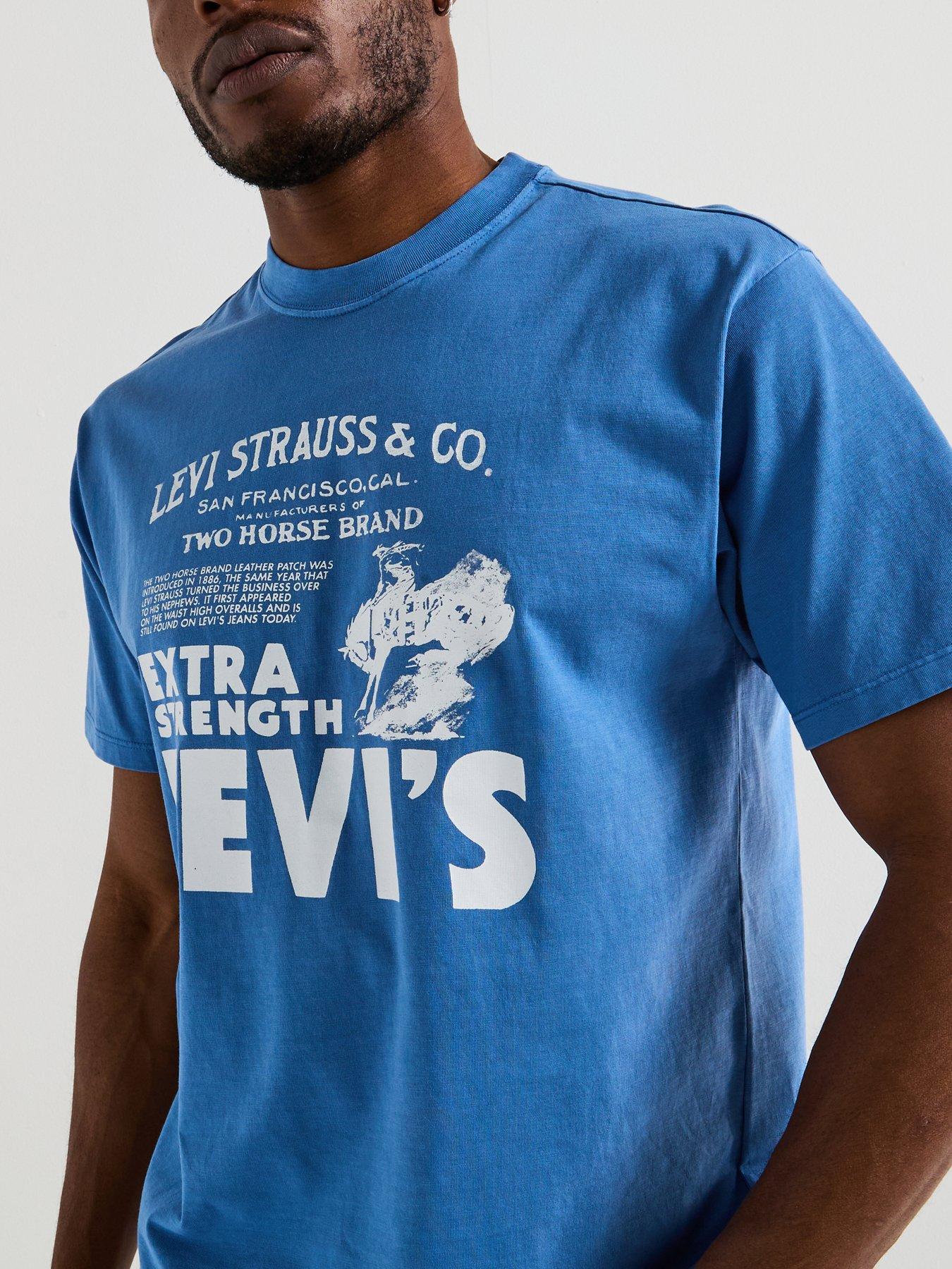 Image 5 of 6 of Levi's Western Graphic T-shirt- Blue