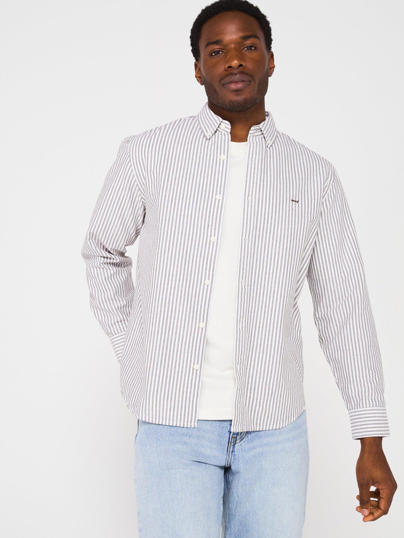 undefined Authentic Button Down Long Sleeve Shirt- Khaki
