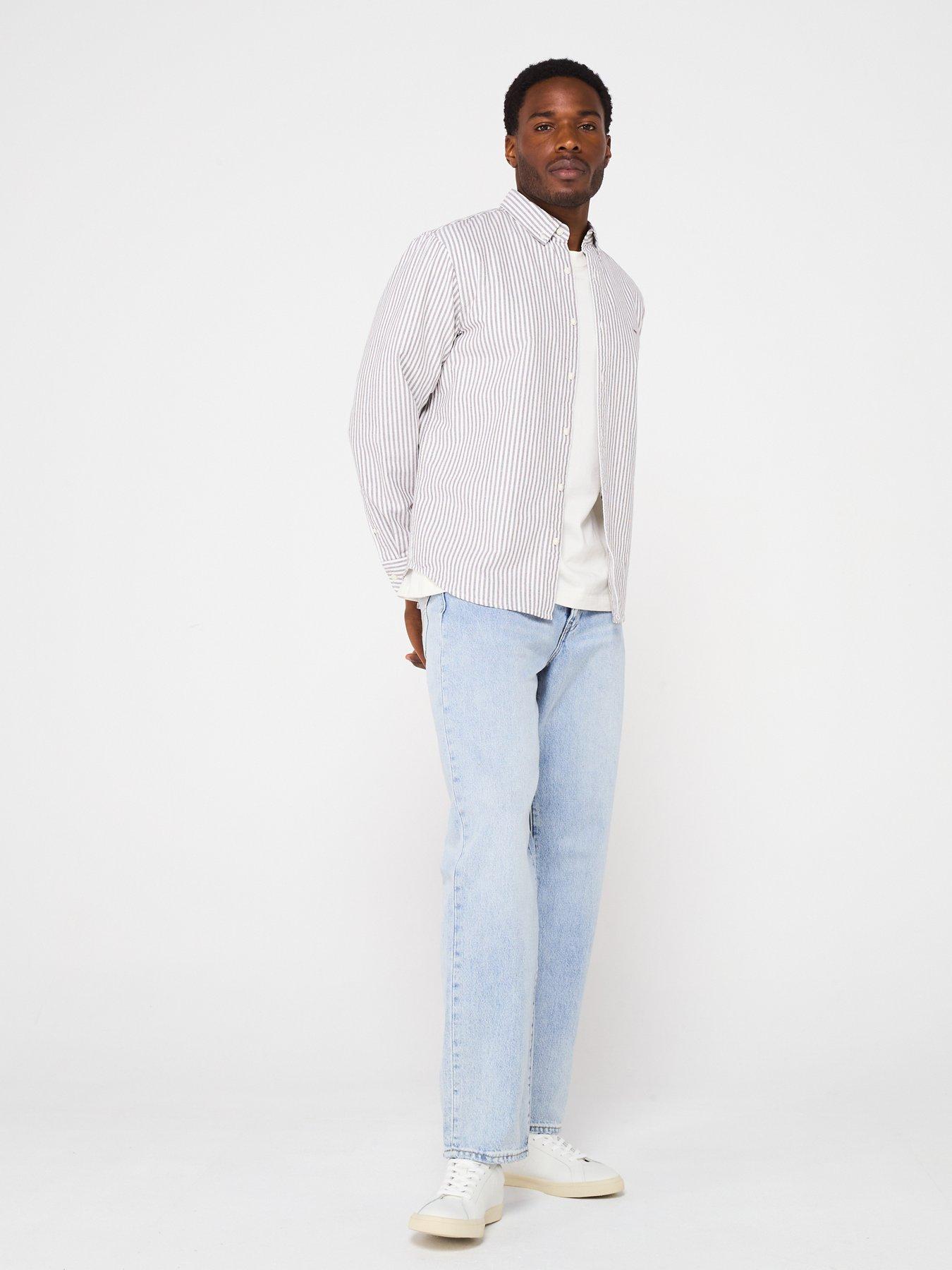 Image 3 of 6 of Levi's Authentic Button Down Long Sleeve Shirt- Khaki