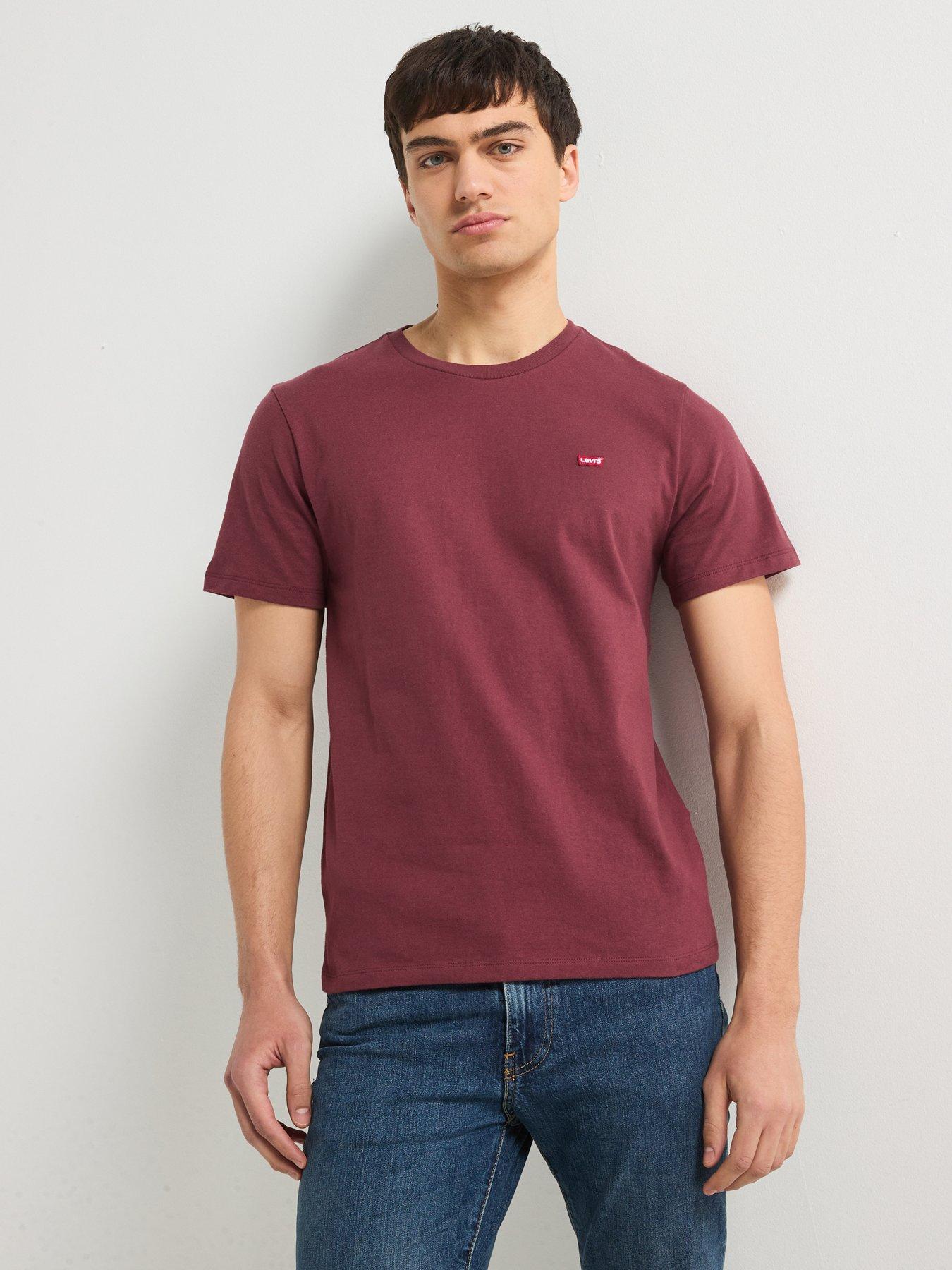 undefined Short Sleeve Original Housemark Logo T-Shirt - Dark Red