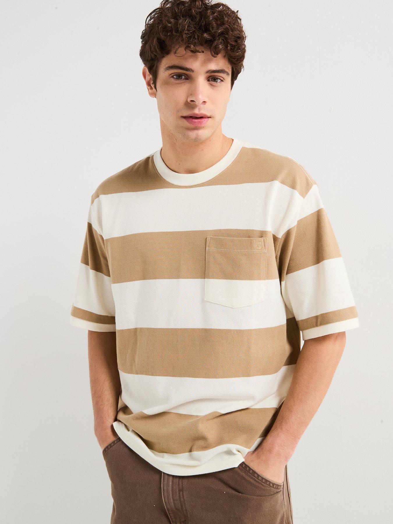 Image 5 of 6 of Levi's Pique Short Sleeve T-shirt- White