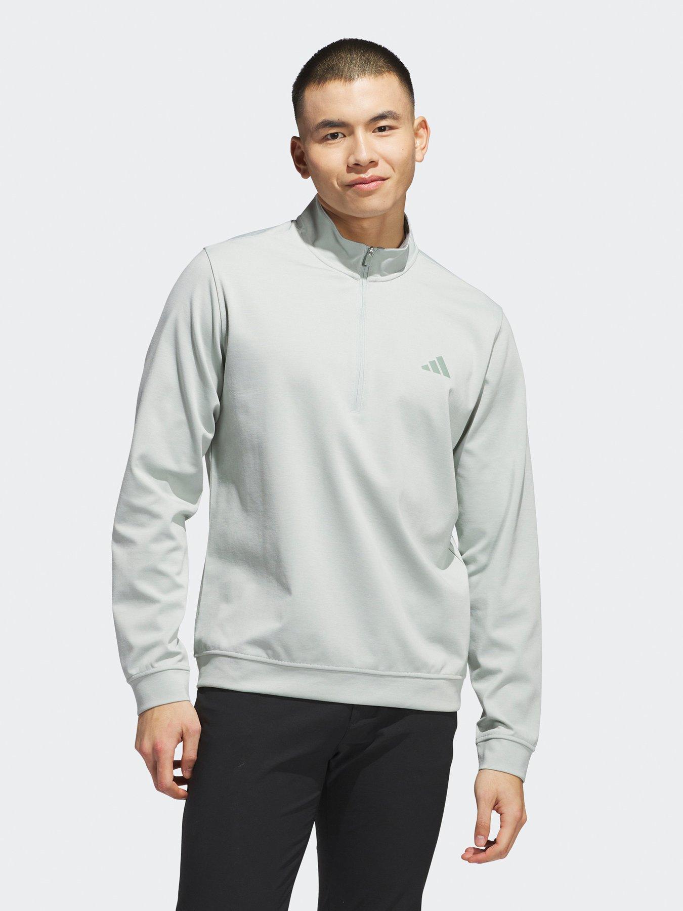 undefined Men's Golf 1/4 Elevated Top - Green