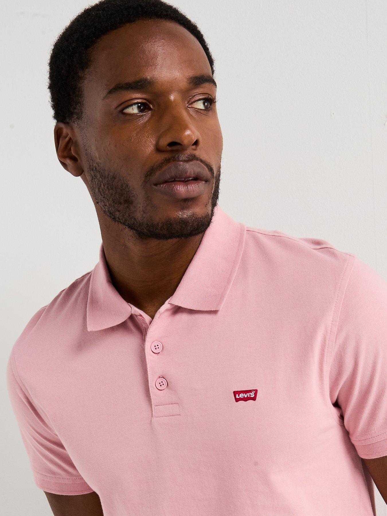 Image 4 of 4 of Levi's Housemark Logo Polo Shirt- Light Pink