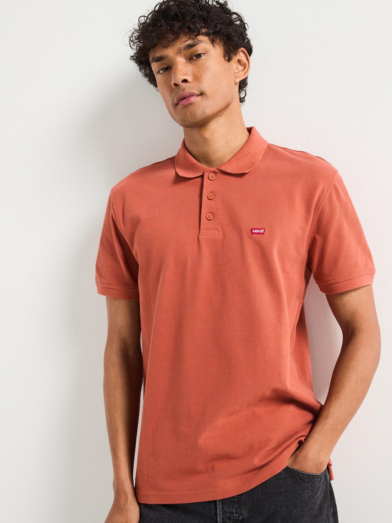 undefined Housemark Logo Polo Shirt- Red