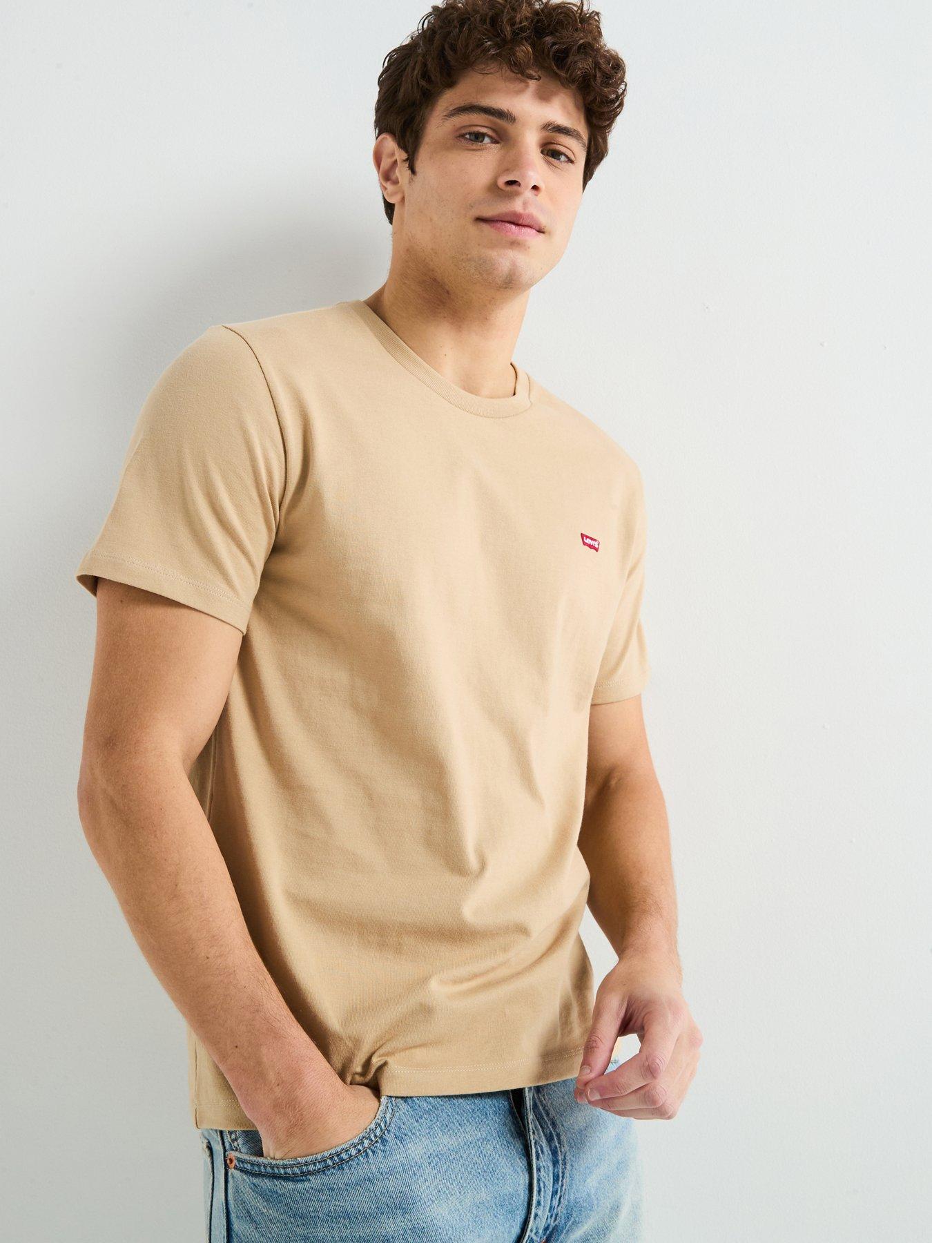 undefined Short Sleeve Original Housemark Logo T-shirt- Brown