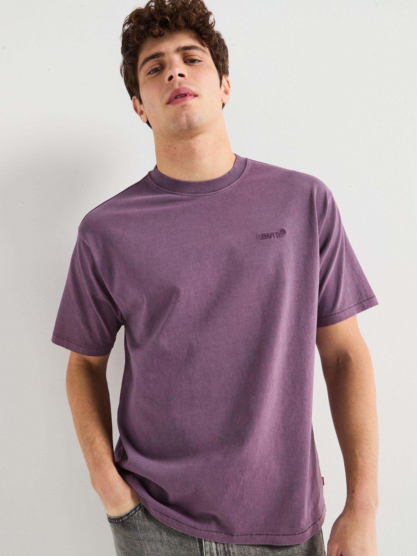 undefined Red Tab Vintage T-shirt- Purple