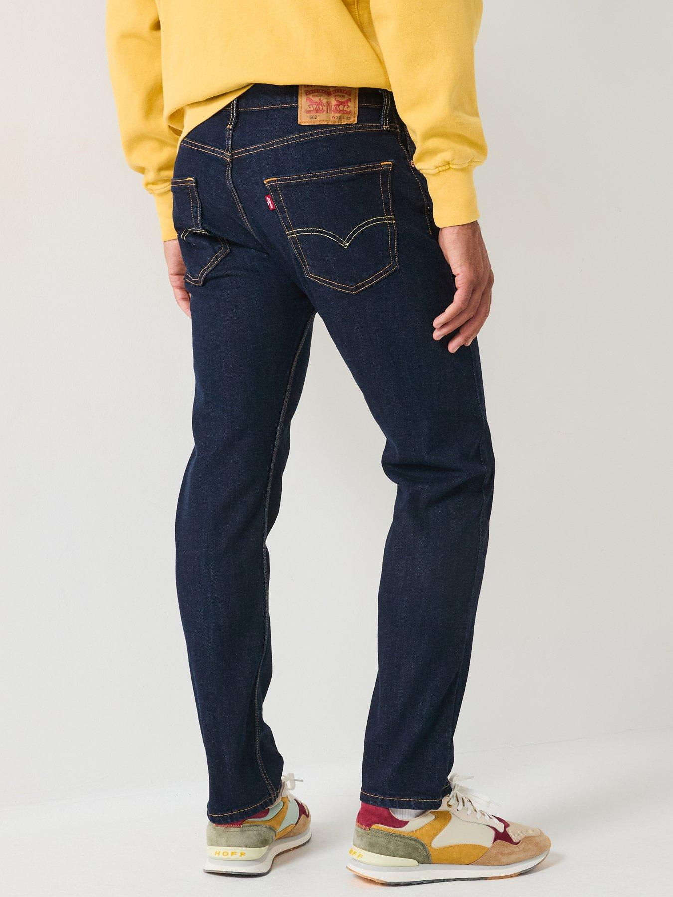 Image 2 of 4 of Levi's 502 Tapered Fit Jeans - Ama Rinsey - Blue
