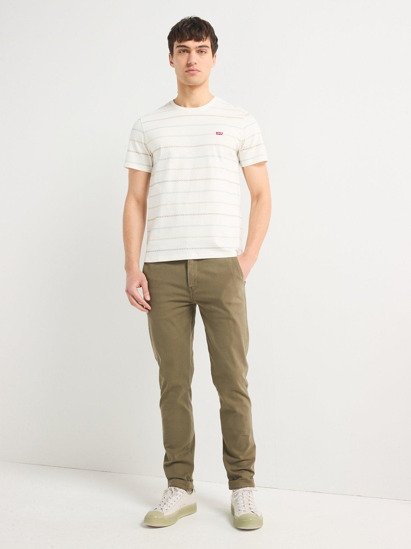 Image 3 of 6 of Levi's Short Sleeve Original Housemark Logo T-Shirt- Cream