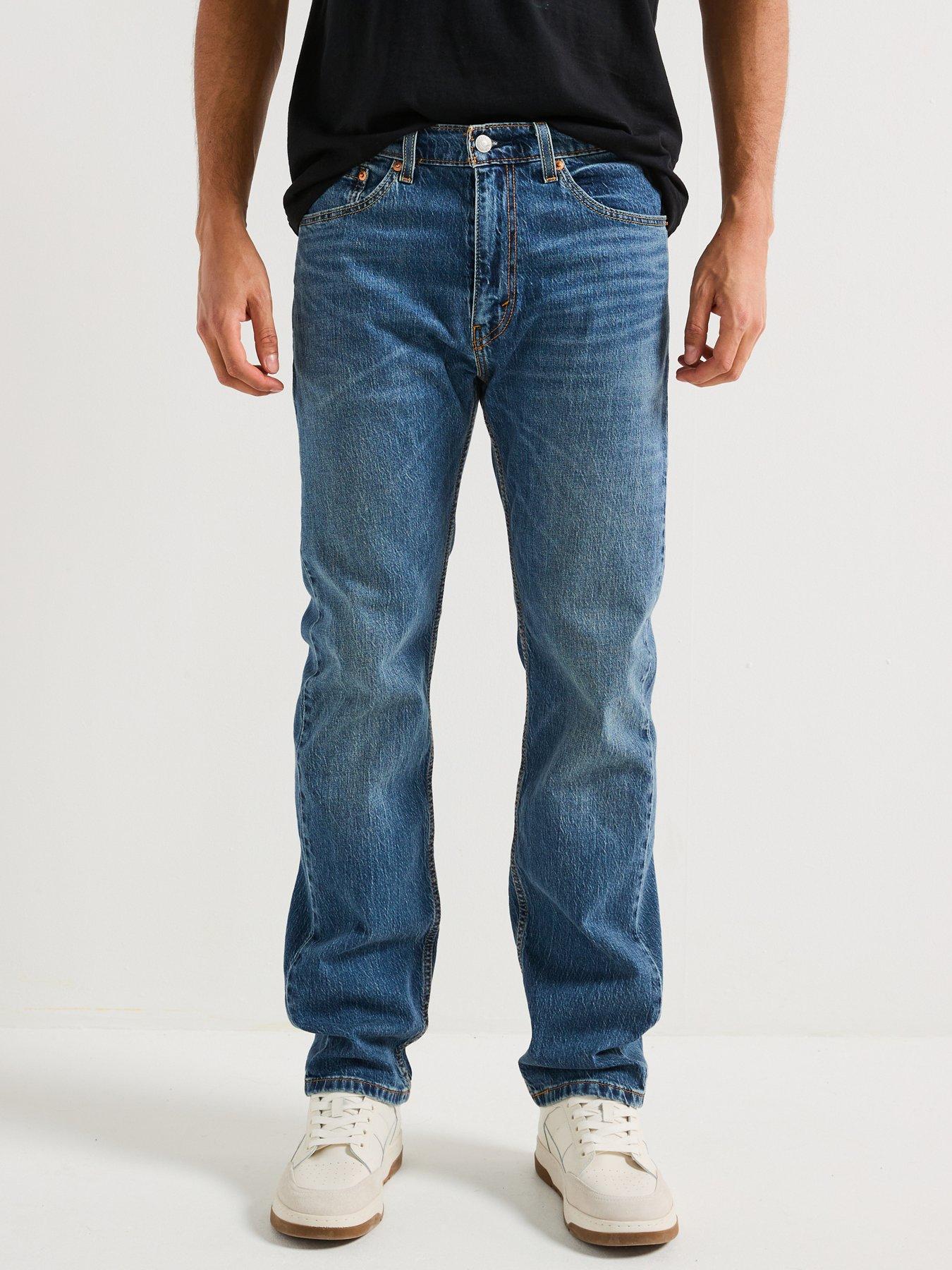 undefined 505 Regular Fit Jeans - Worn In - Light Blue