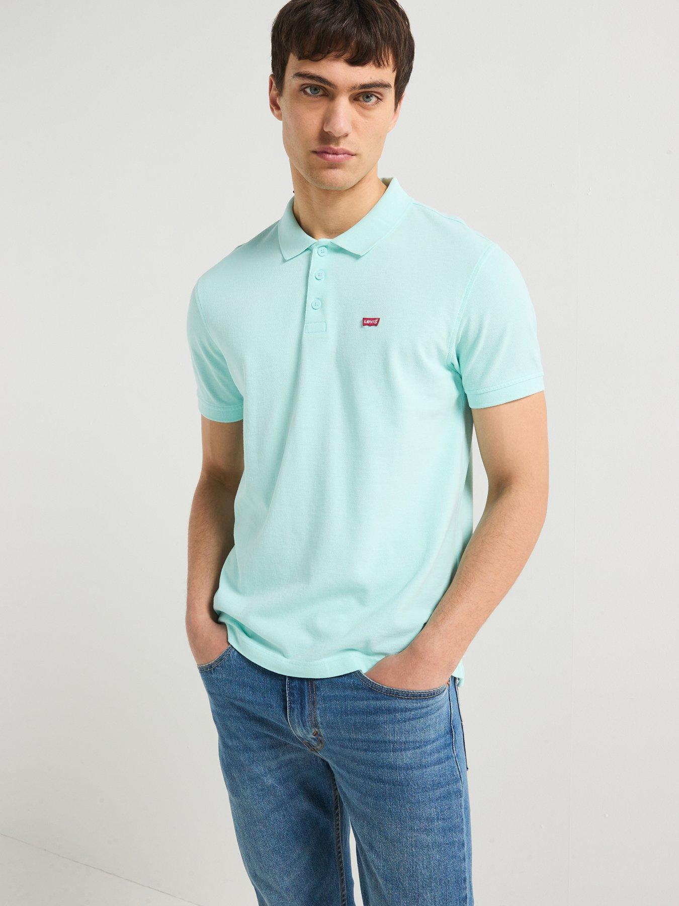 undefined Housemark Polo Shirt- Light Blue