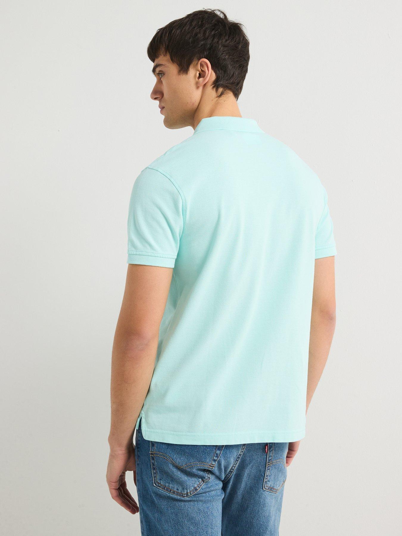 Image 2 of 6 of Levi's Housemark Polo Shirt- Light Blue