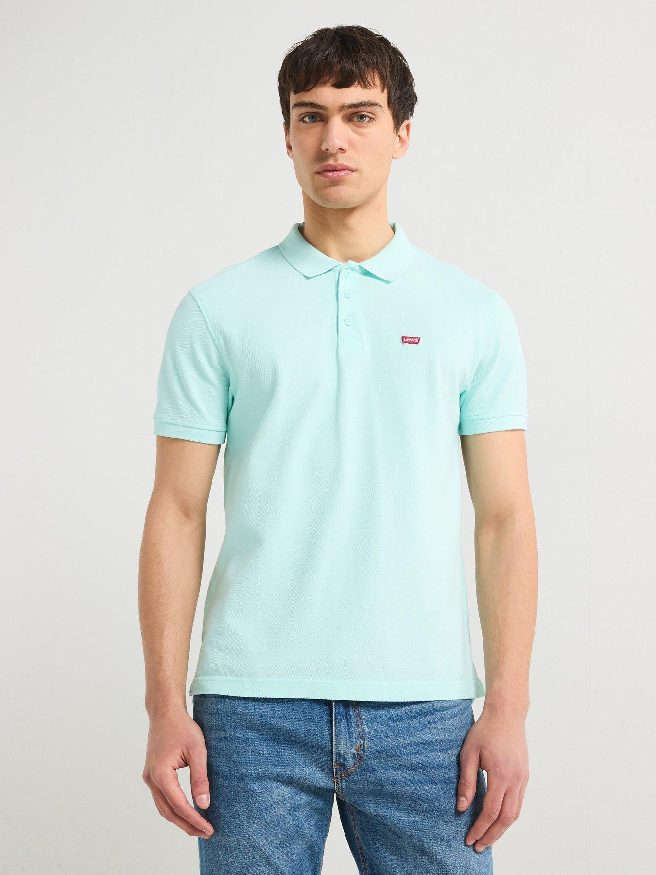 Image 6 of 6 of Levi's Housemark Polo Shirt- Light Blue