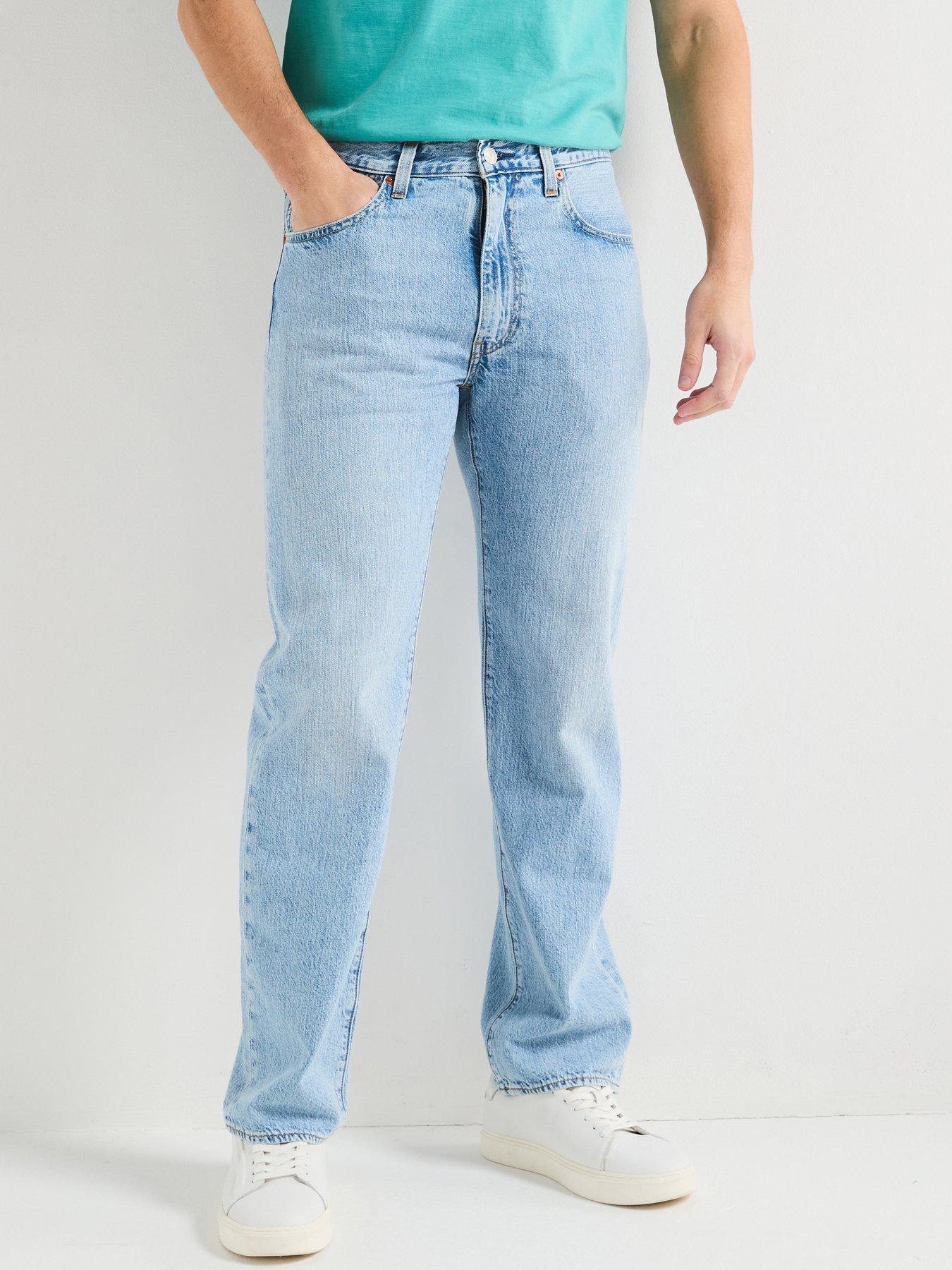 undefined Levis 555T Relaxed Straight Fit Lightweight Linen+ Jeans - Call Me Again - Blue