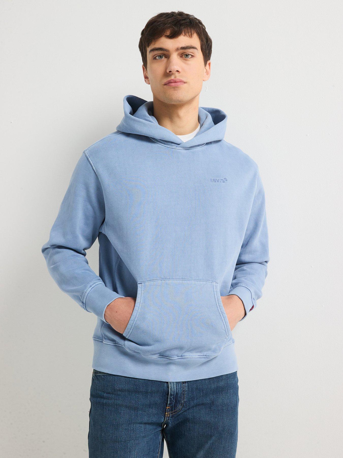 undefined The Authentic Tonal Logo Hoodie- Blue