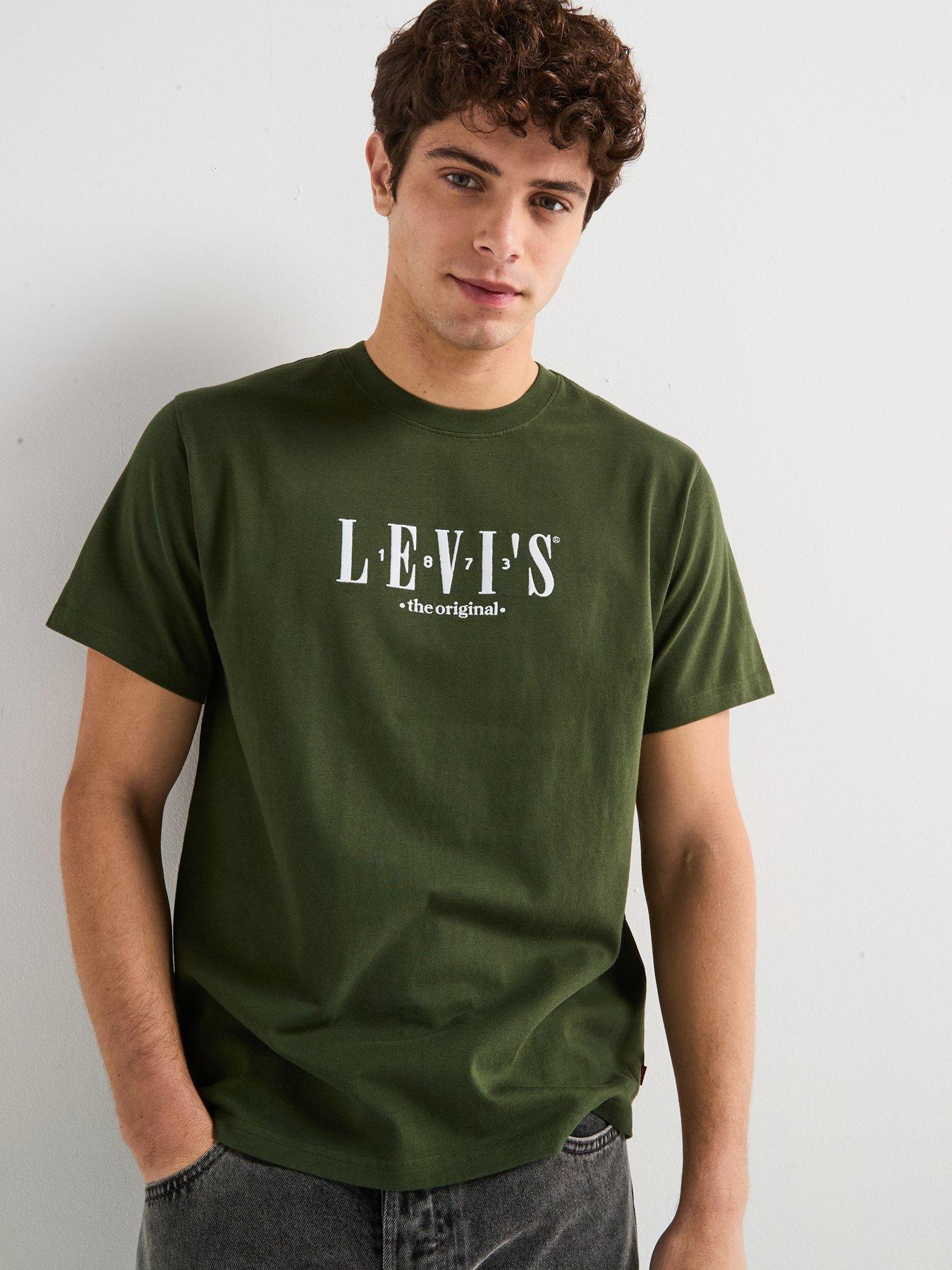 undefined Relaxed Fit Short Sleeve T-shirt- Dark Green