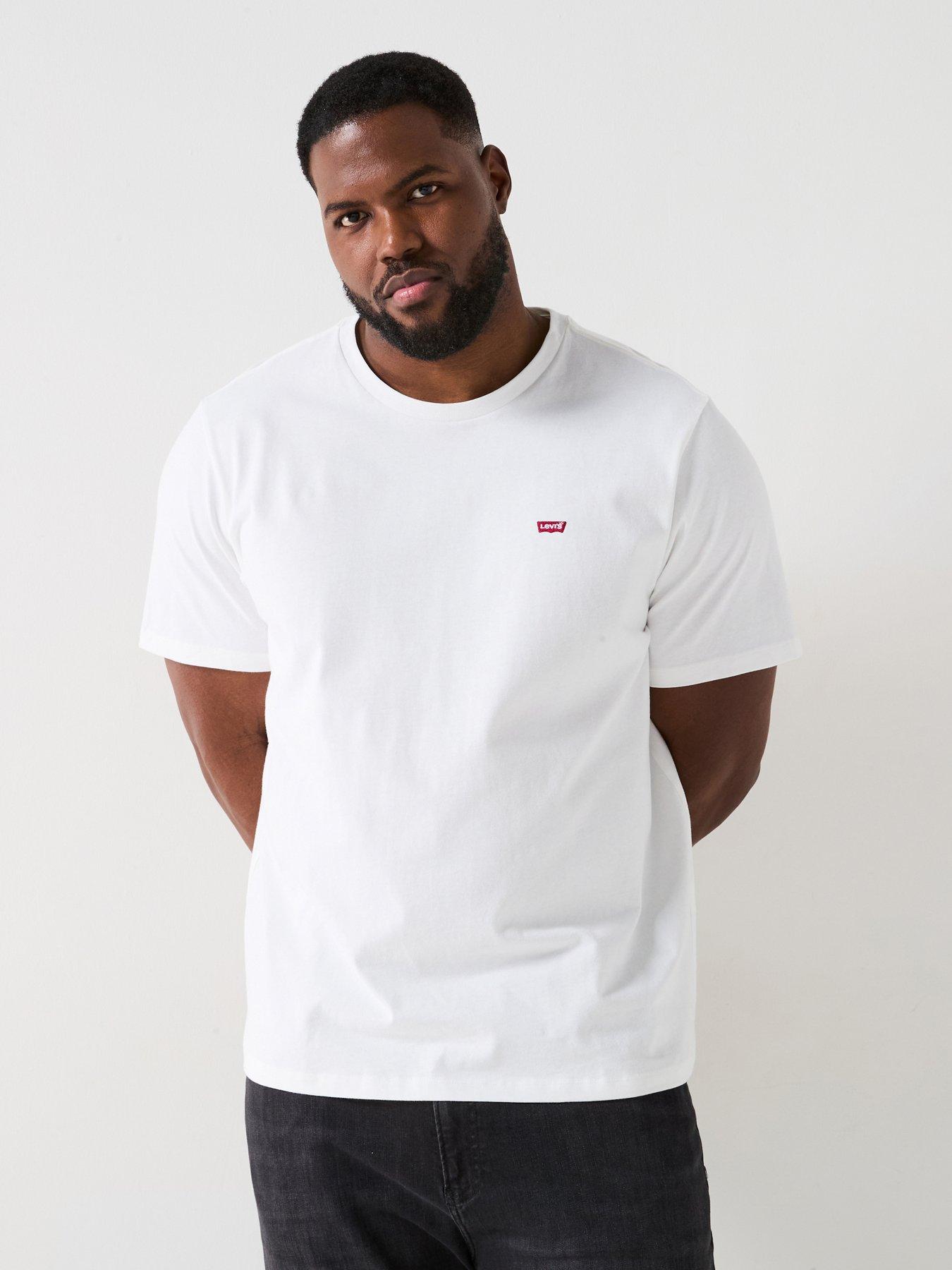 Levi's Big  &  Tall Original Housemark Logo T-shirt - White