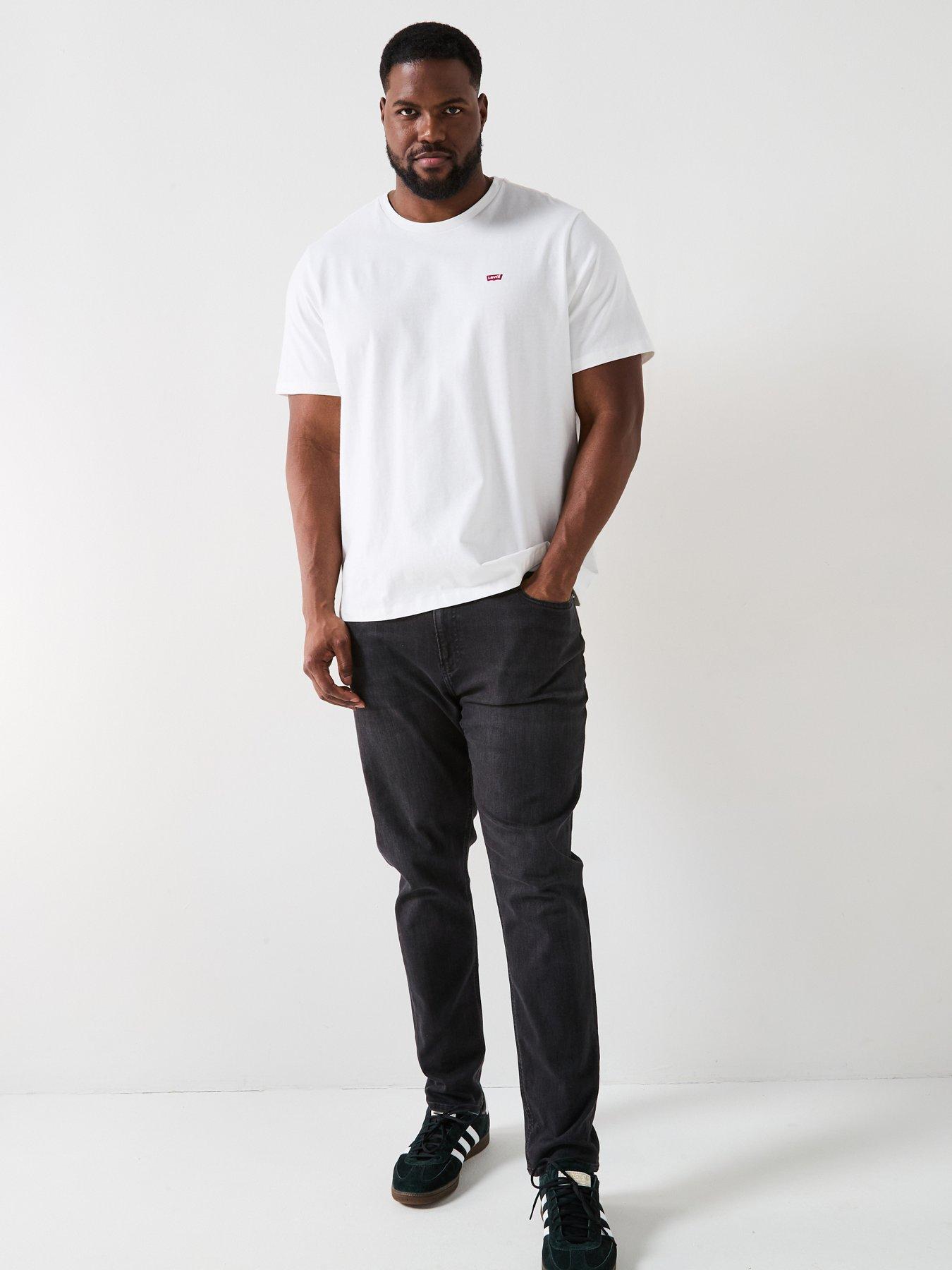 Image 3 of 4 of Levi's Big &amp; Tall Original Logo T-shirt - White