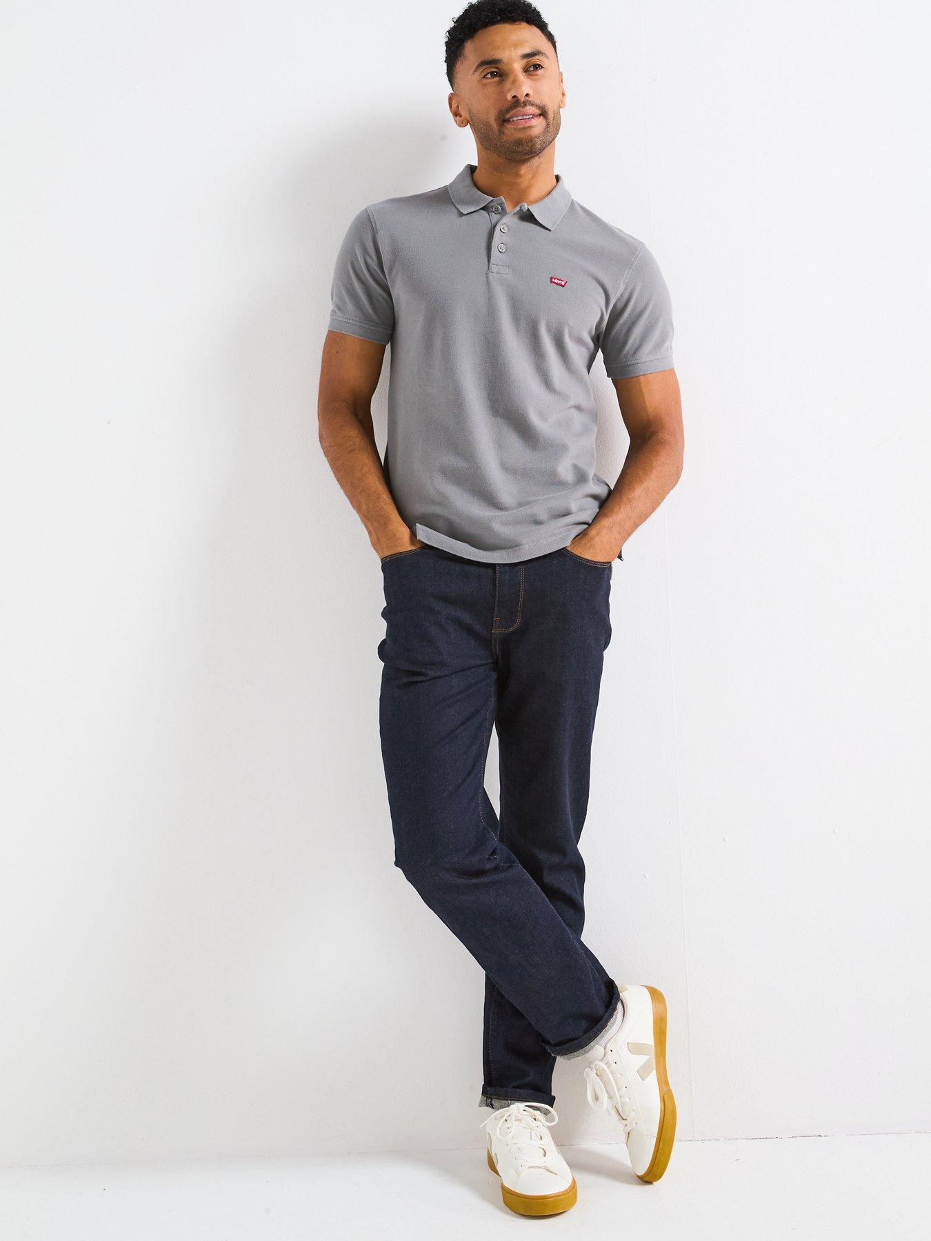 Image 3 of 5 of Levi's Levis Housemark Polo Shirt- Grey