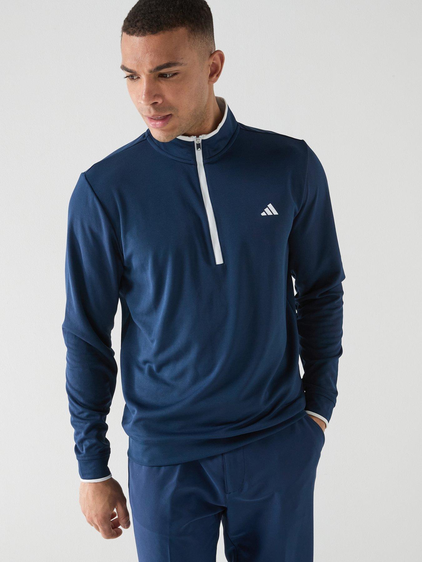 Adidas Men'S Golf Lightweight Half Zip Top - Navy