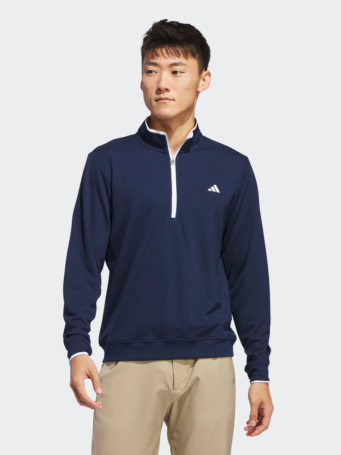 undefined Men's Golf Lightweight Half Zip Top - Navy