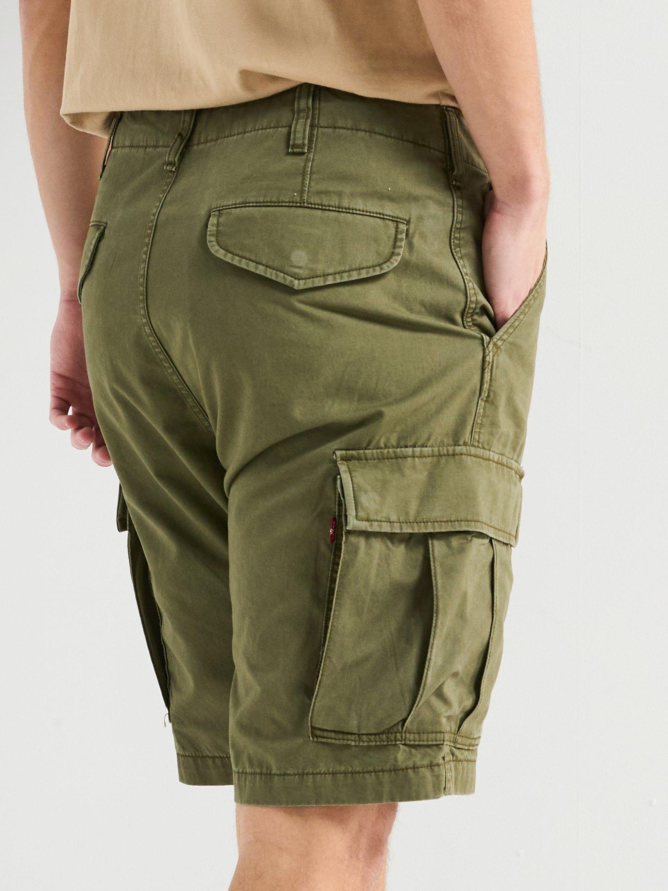 Levi's Carrier Cargo Shorts- Dark Green Very