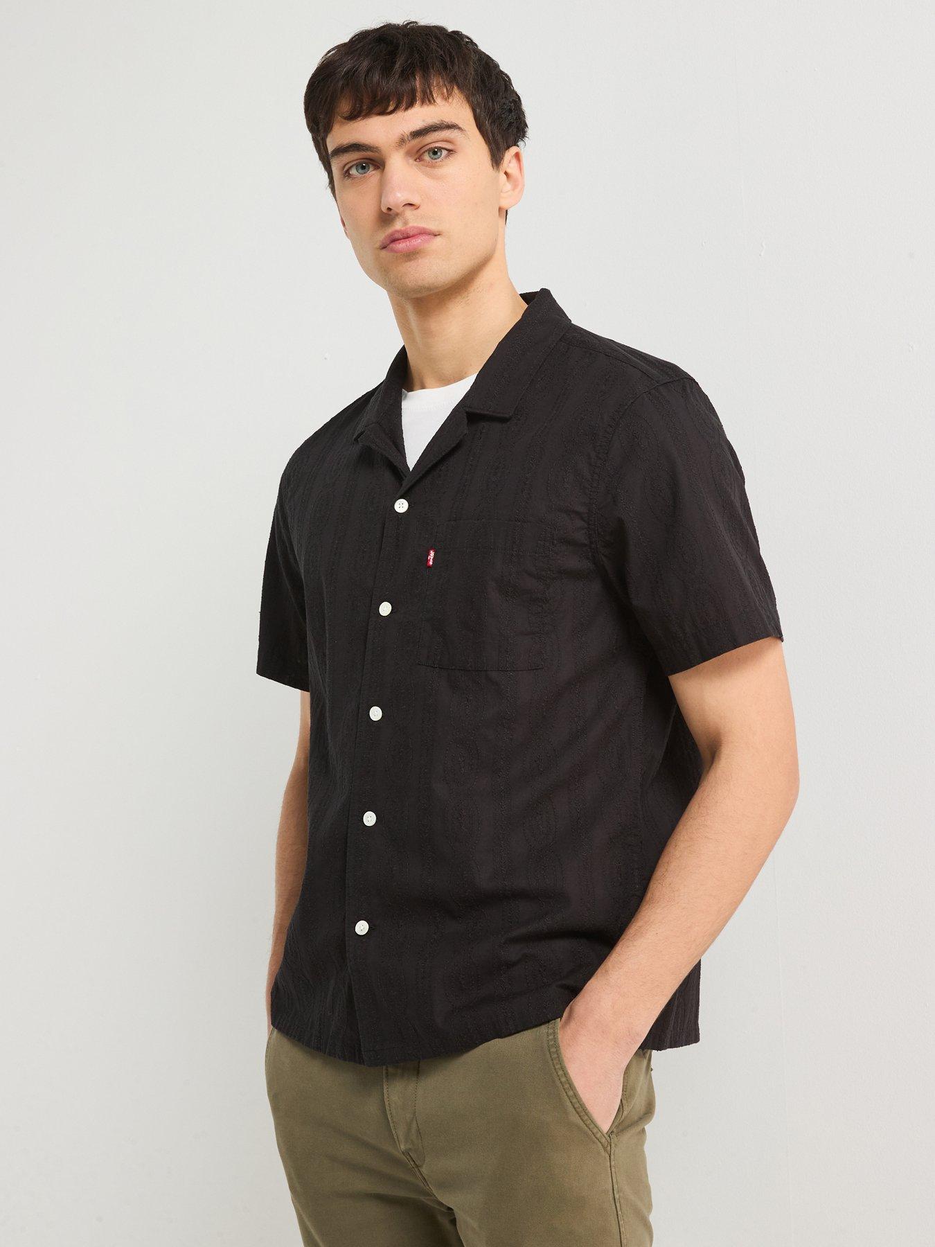 undefined Sunset Short Sleeve Shirt- Black