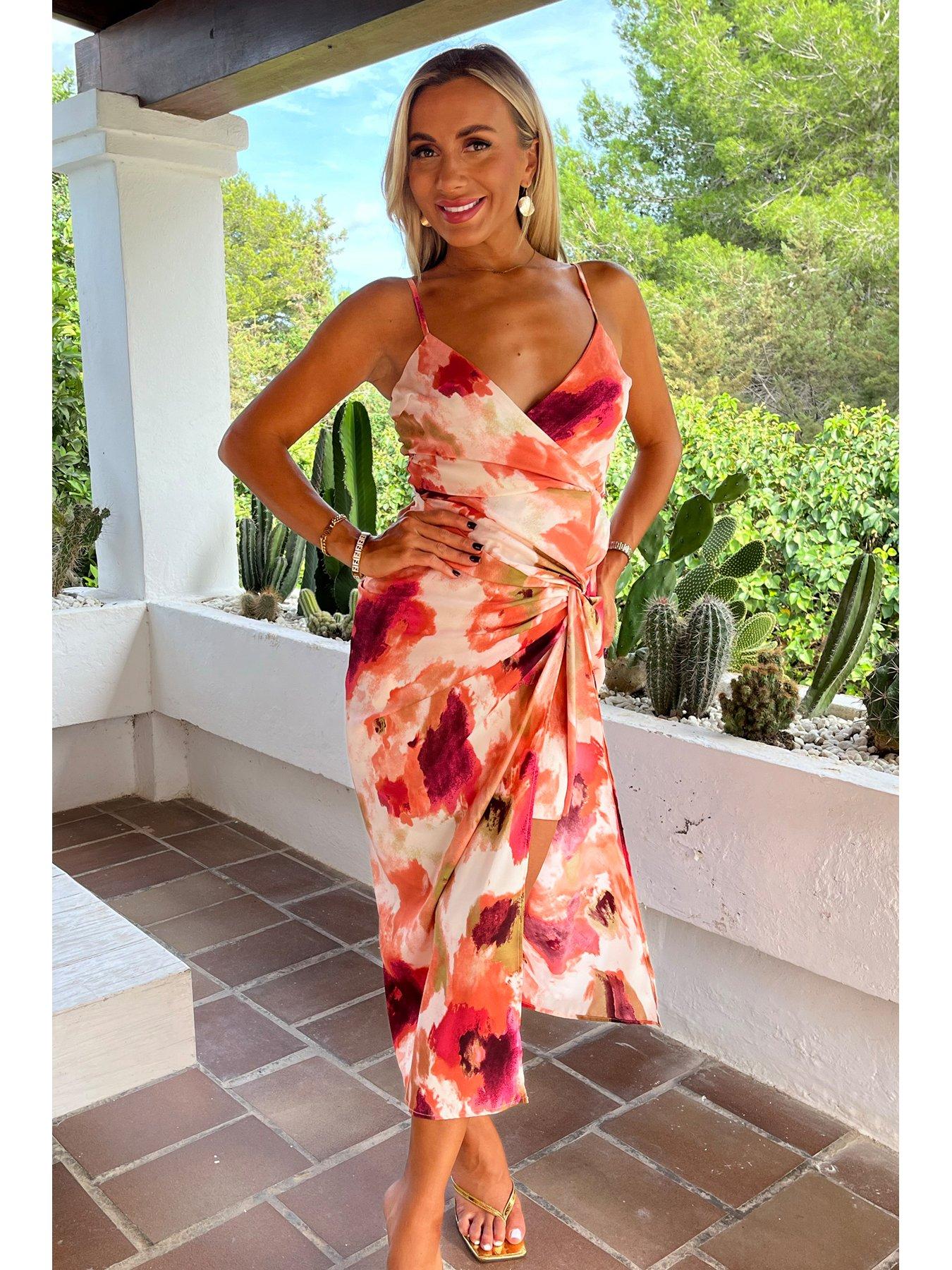 puff sleeve midi floral dress Ulla Johnson