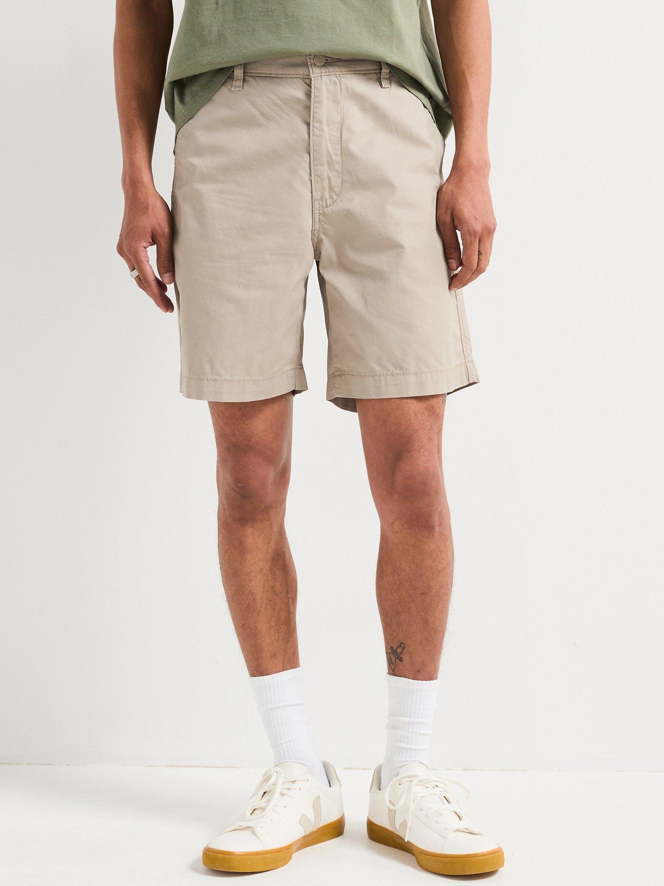 undefined Authentic Vintage Straight Chino Shorts- Vintage Khaki
