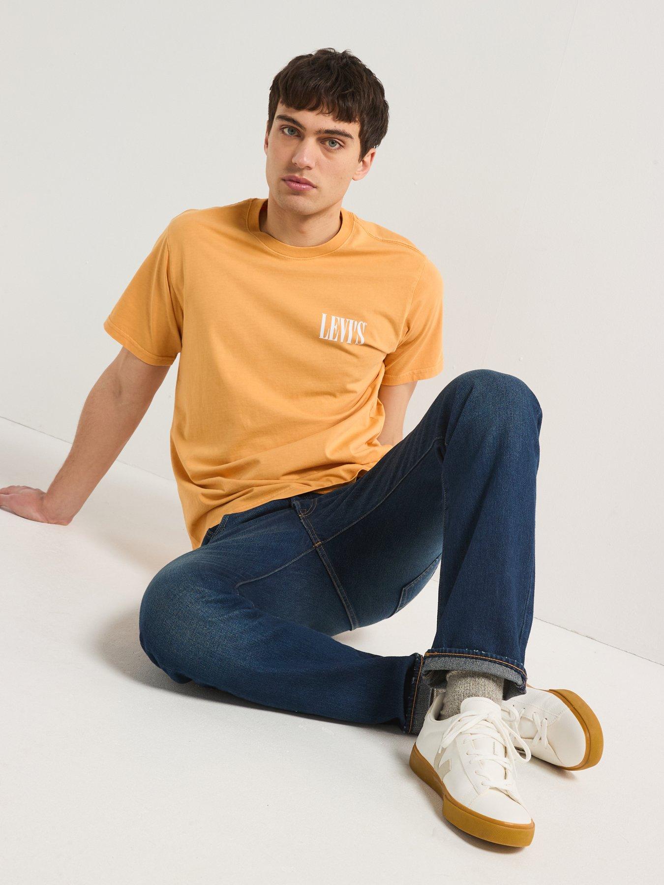Image 4 of 6 of Levi's Relaxed Fit Short Sleeve T-Shirt- Orange