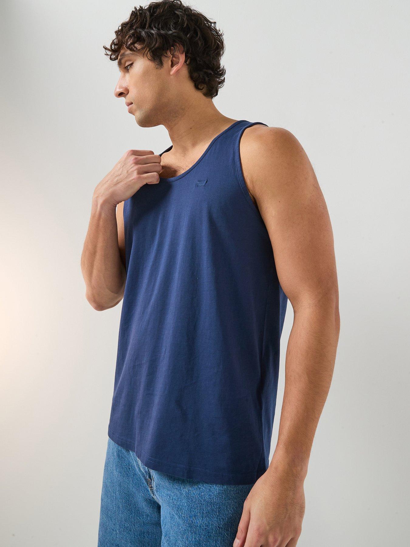 Image 1 of 6 of Levi's Housemark Logo Vest- Navy