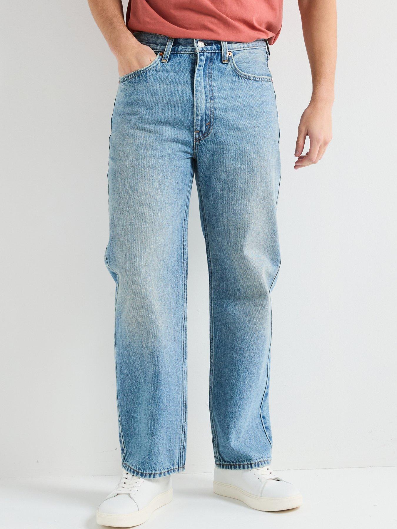 undefined 565 Loose Straight Jeans Fit Medium Indigo - Worn In
