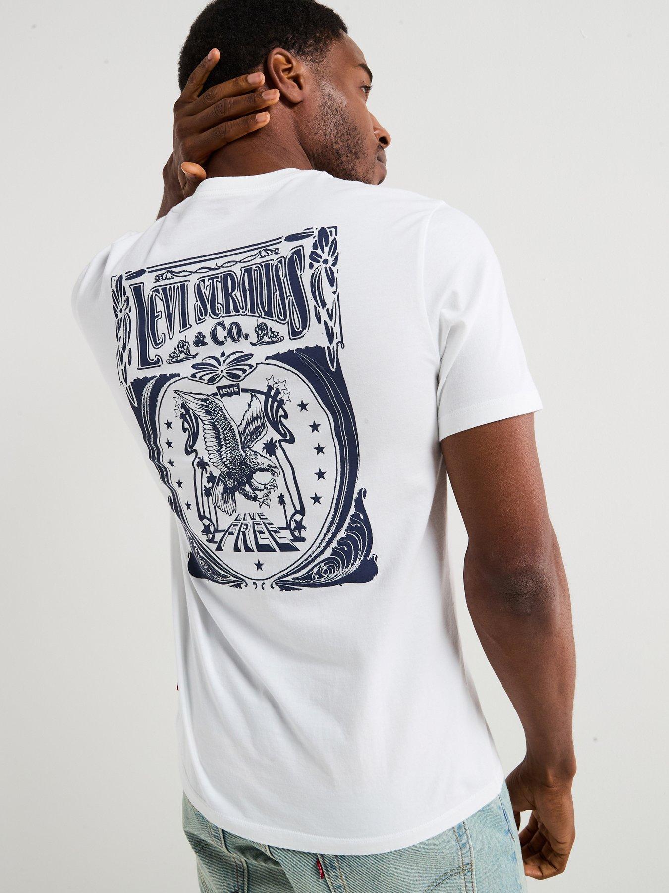 undefined Eagle Backhit Graphic T-shirt- White