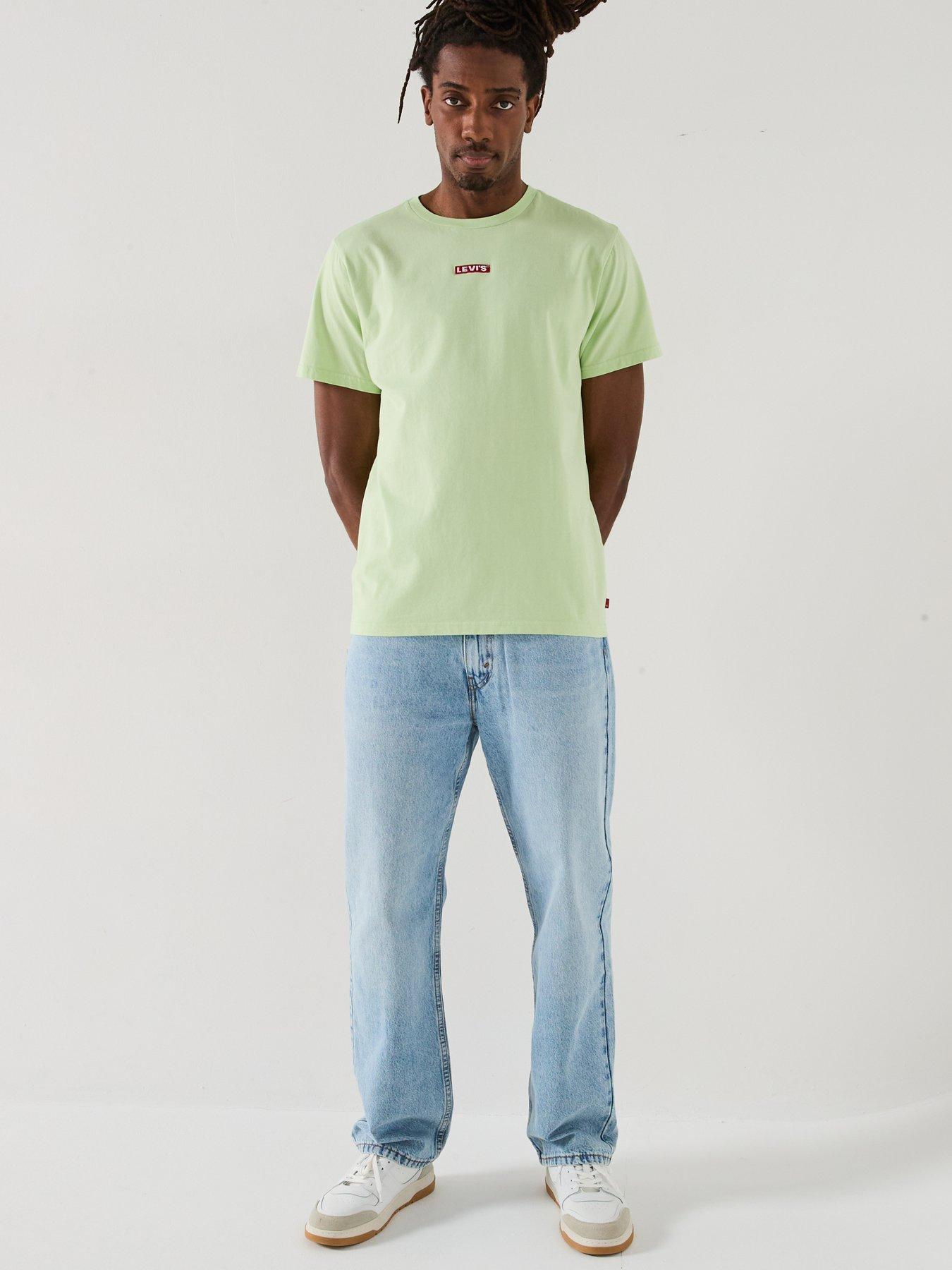 Image 3 of 4 of Levi's Relaxed Fit Baby Tab Short Sleeve T-Shirt - Light Green