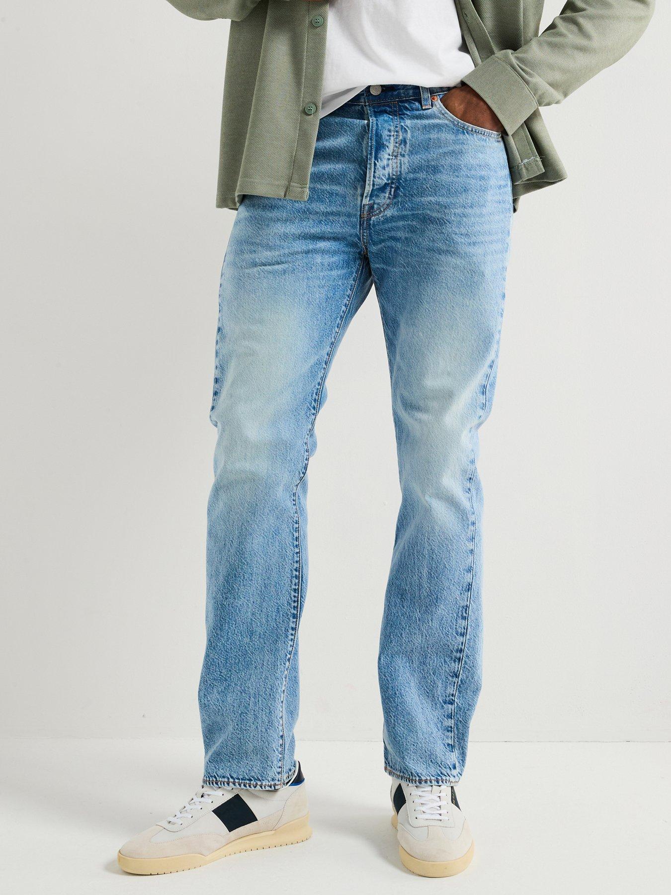 undefined 501 Original Straight Fit Jeans - Low On Sleep Lightweight - Blue
