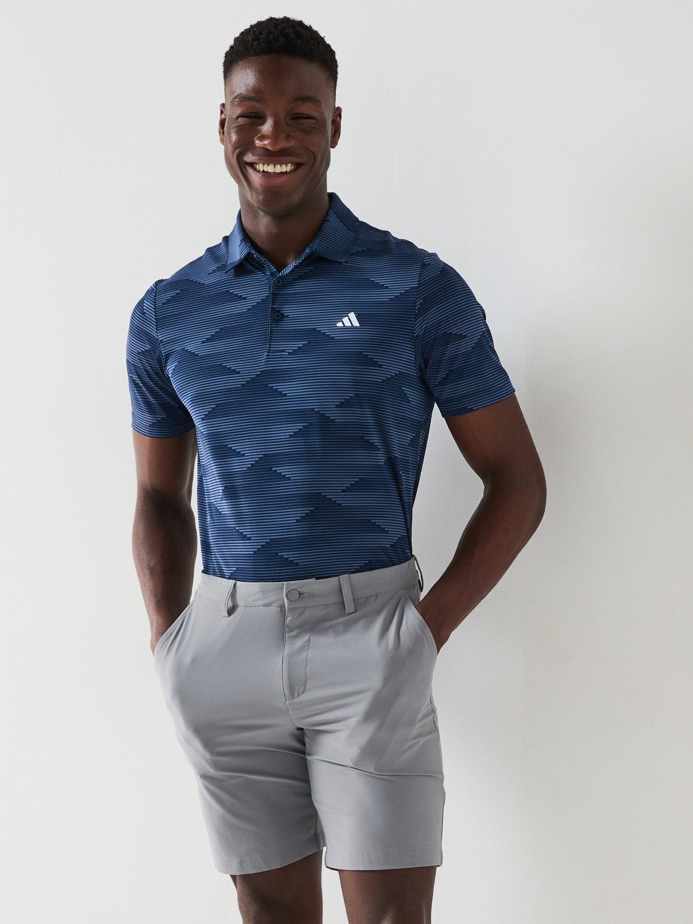undefined Men's Golf Ultimate Stripe Polo - Navy