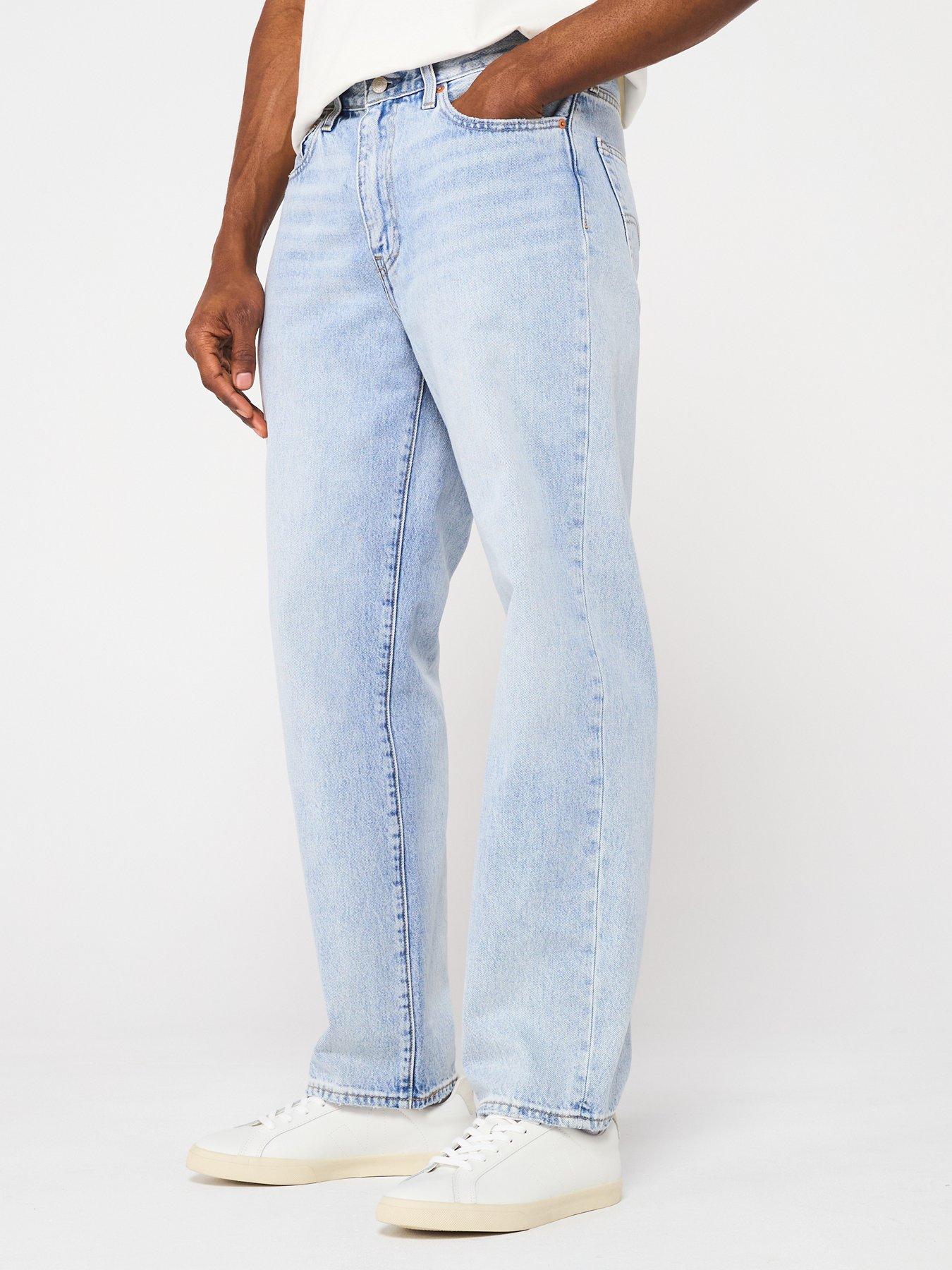 undefined 568 Loose Straight Jeans- Light Indigo- Light Blue