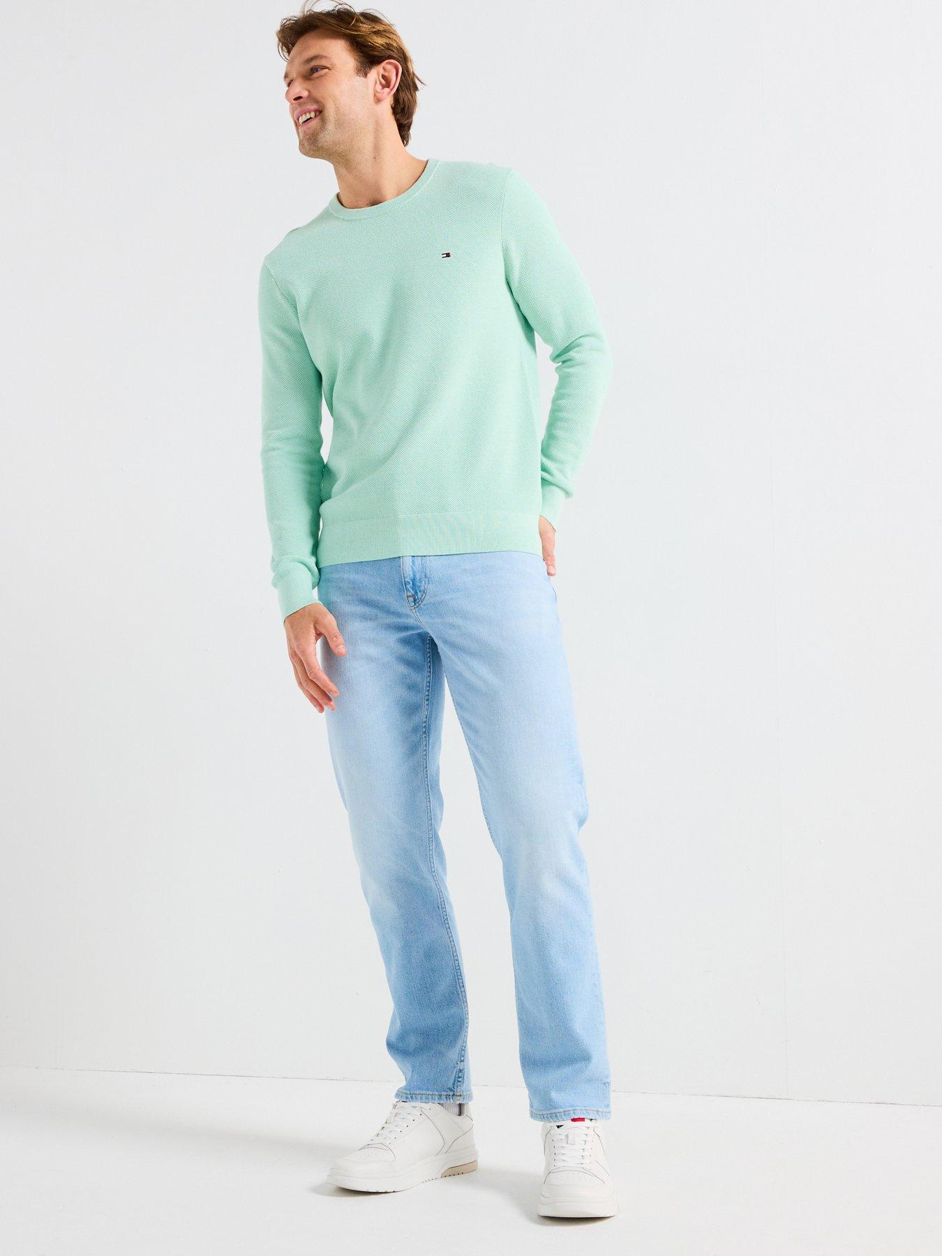 Image 3 of 5 of Tommy Hilfiger Essential Structure Crew Neck Knitted Jumper - Grey