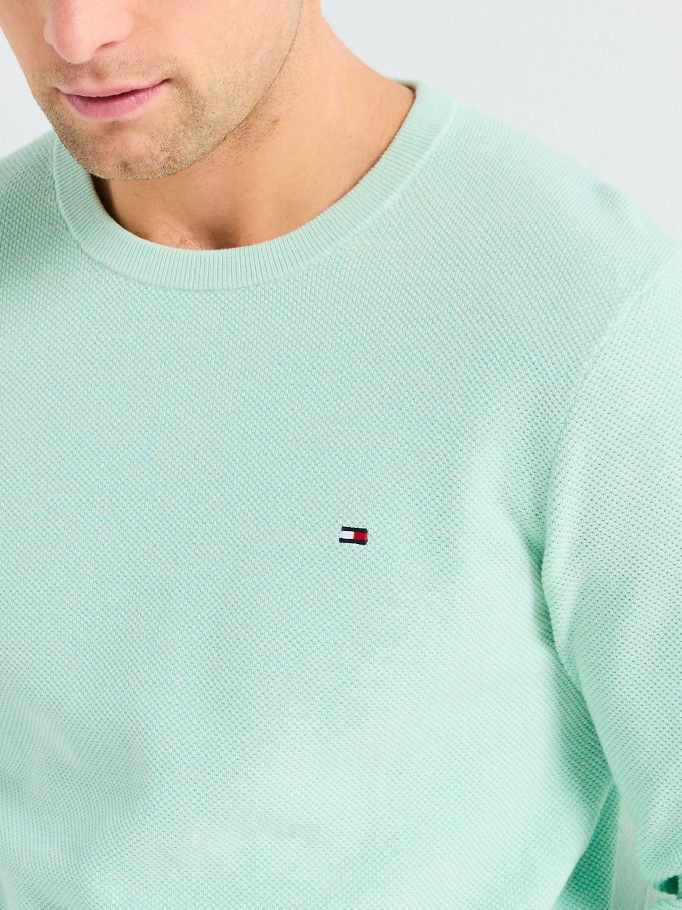 Image 4 of 5 of Tommy Hilfiger Essential Structure Crew Neck Knitted Jumper - Grey