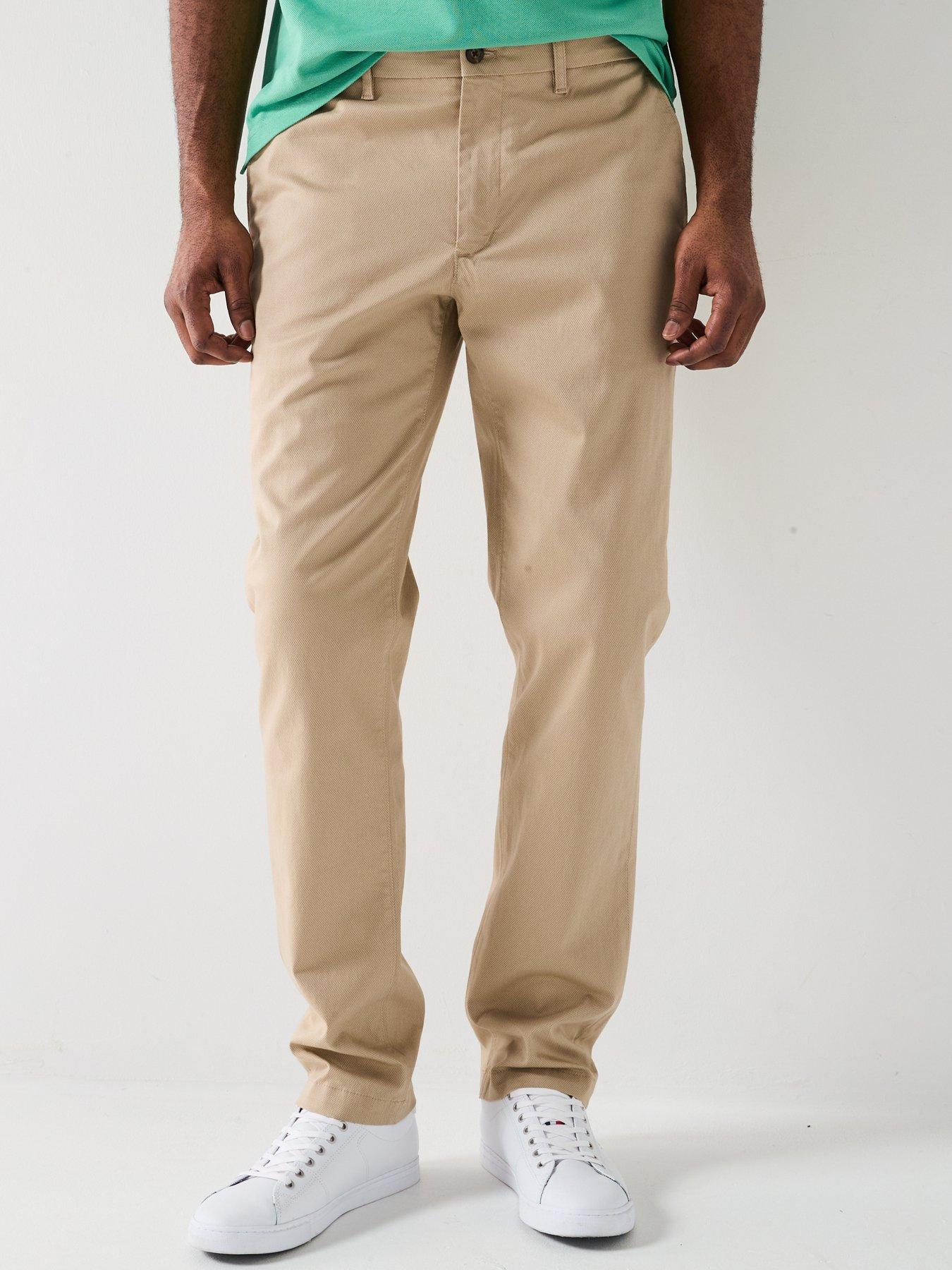 undefined Denton Printed Structure Chinos - Natural